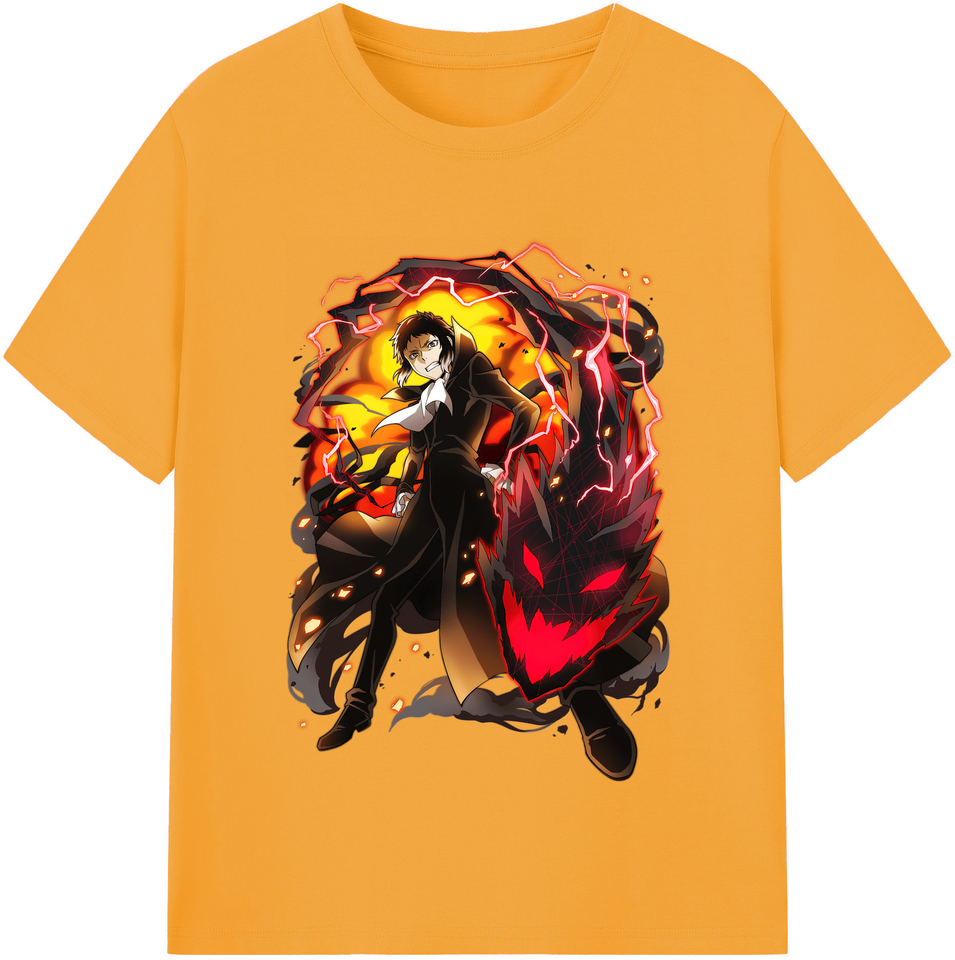 （画像用） 文豪ストレイドッグス Bungo Stray Dogs レディースカジュアルプリントTシャツ（綿100％）
