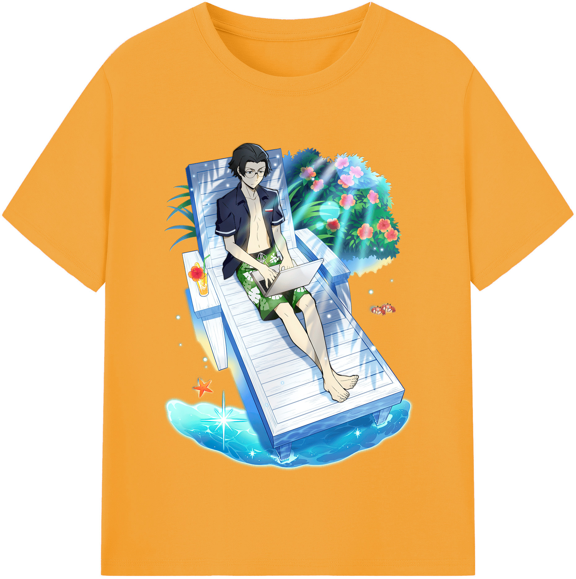 （画像用） 文豪ストレイドッグス Bungo Stray Dogs レディースカジュアルプリントTシャツ（綿100％）