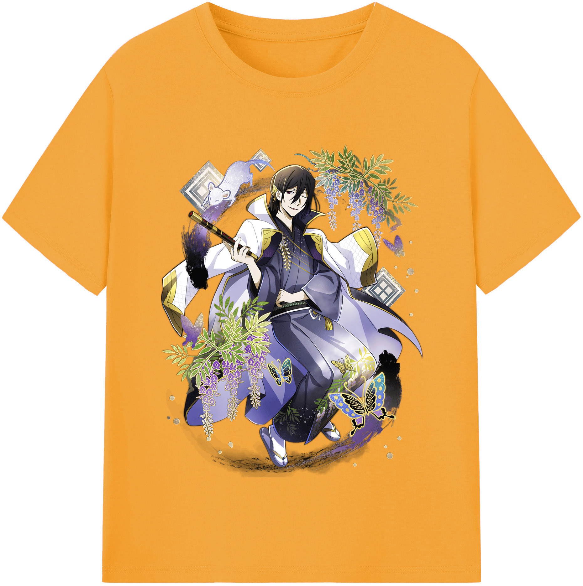 （画像用） 文豪ストレイドッグス Bungo Stray Dogs レディースカジュアルプリントTシャツ（綿100％）