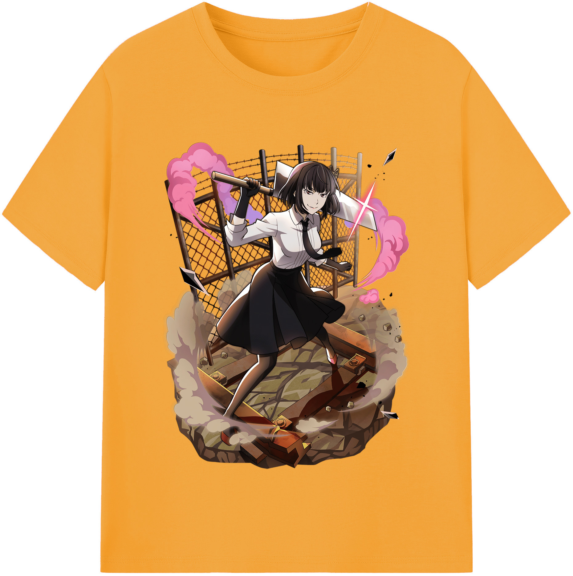（画像用） 文豪ストレイドッグス Bungo Stray Dogs レディースカジュアルプリントTシャツ（綿100％）