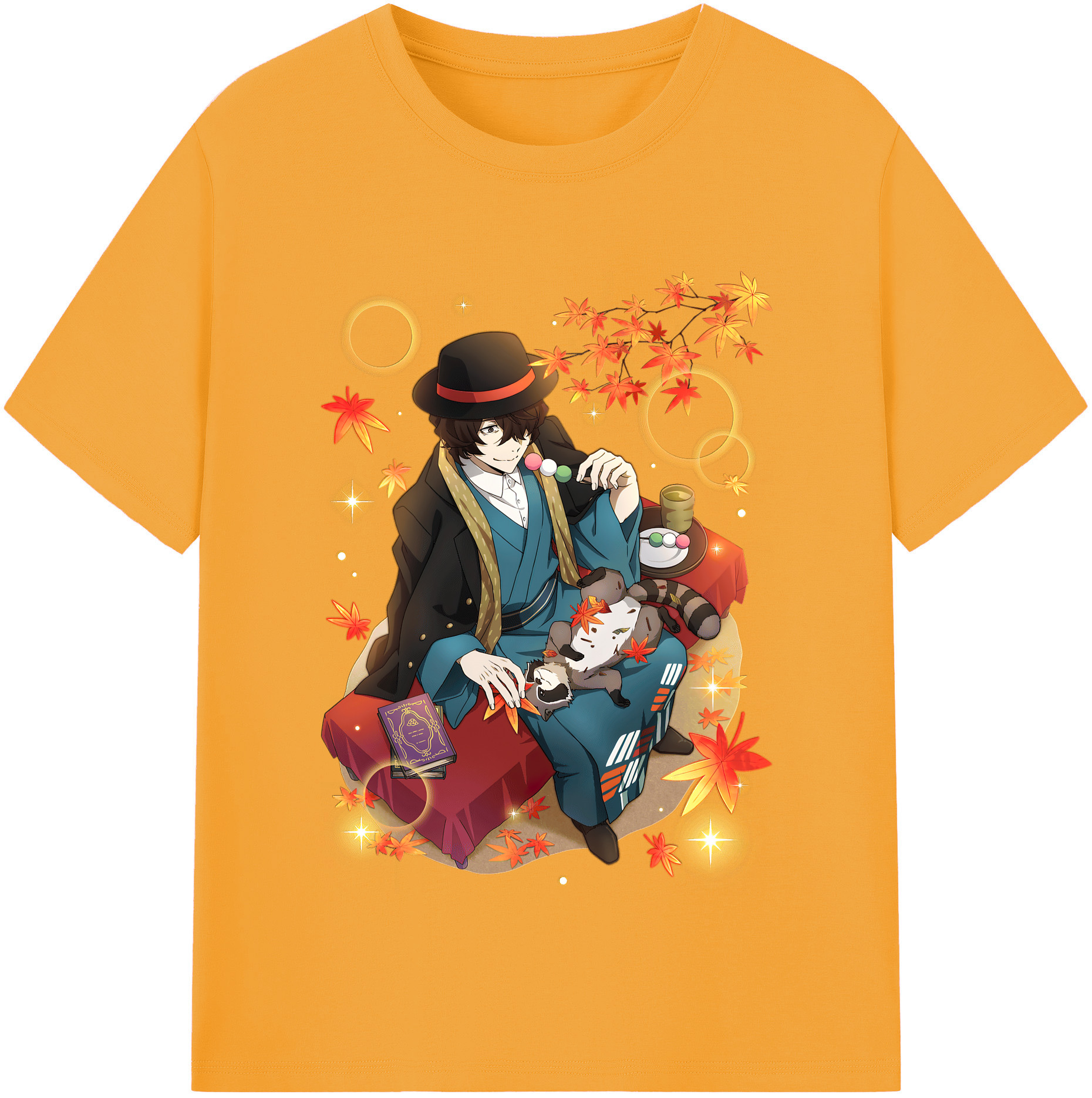 （画像用） 文豪ストレイドッグス Bungo Stray Dogs レディースカジュアルプリントTシャツ（綿100％）