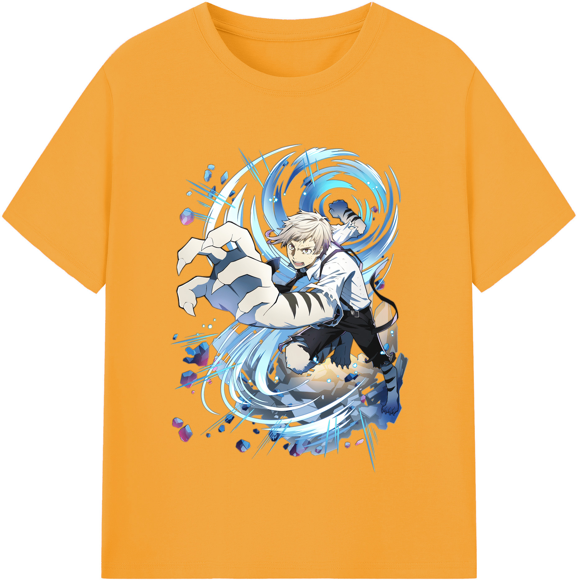 （画像用） 文豪ストレイドッグス Bungo Stray Dogs レディースカジュアルプリントTシャツ（綿100％）