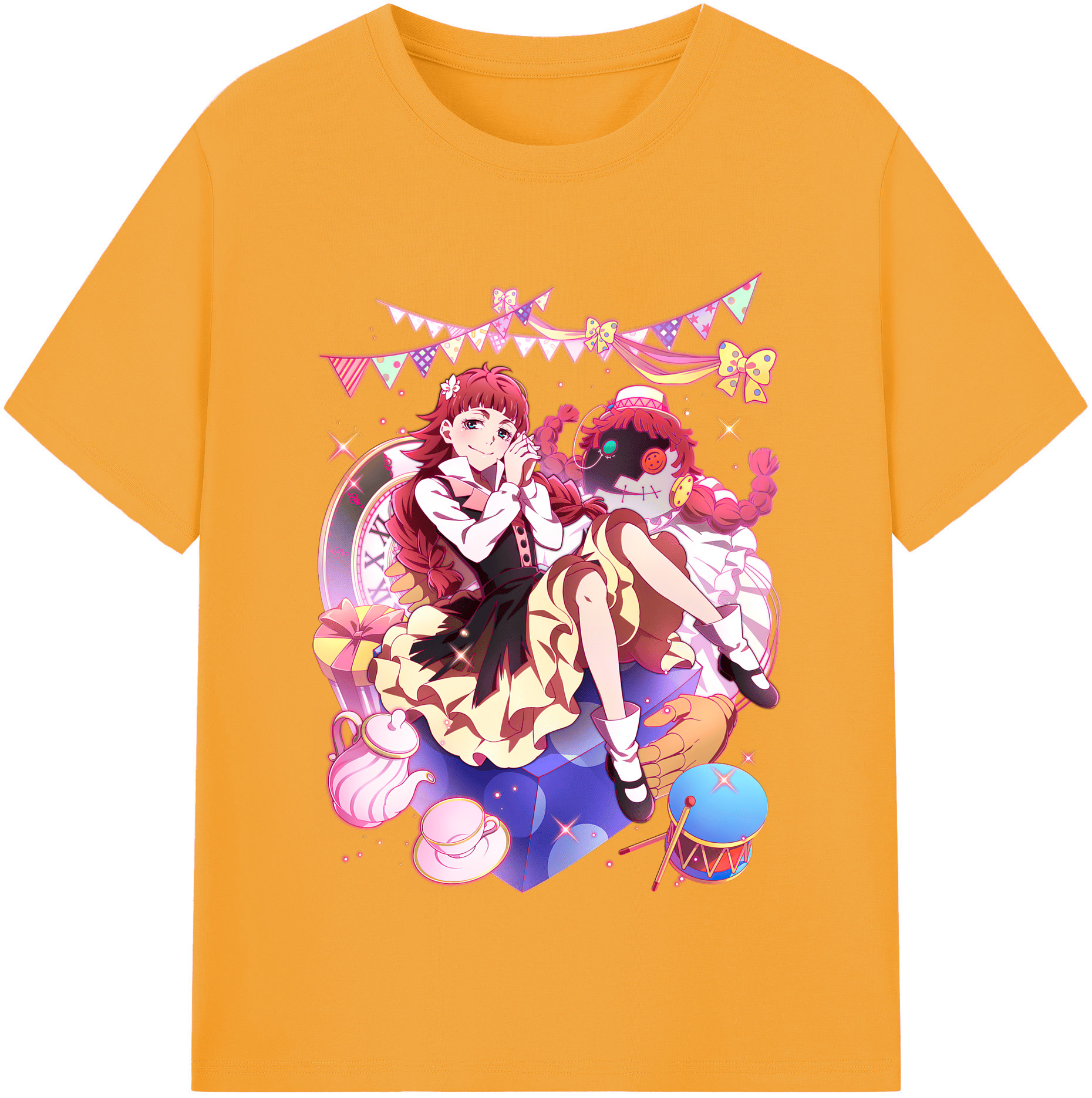 （画像用） 文豪ストレイドッグス Bungo Stray Dogs レディースカジュアルプリントTシャツ（綿100％）