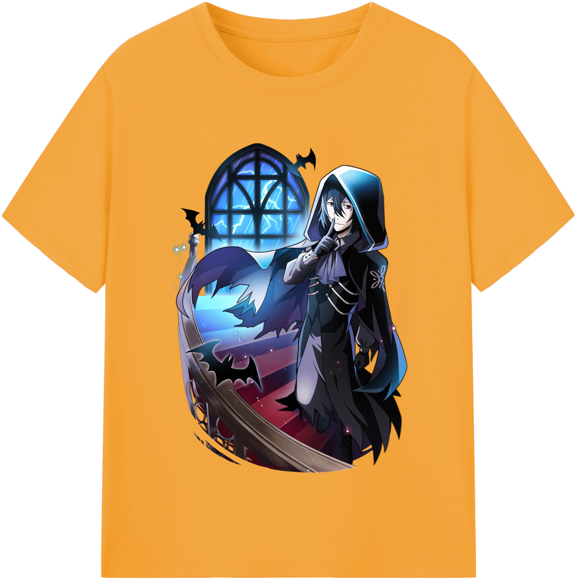 （画像用） 文豪ストレイドッグス Bungo Stray Dogs レディースカジュアルプリントTシャツ（綿100％）