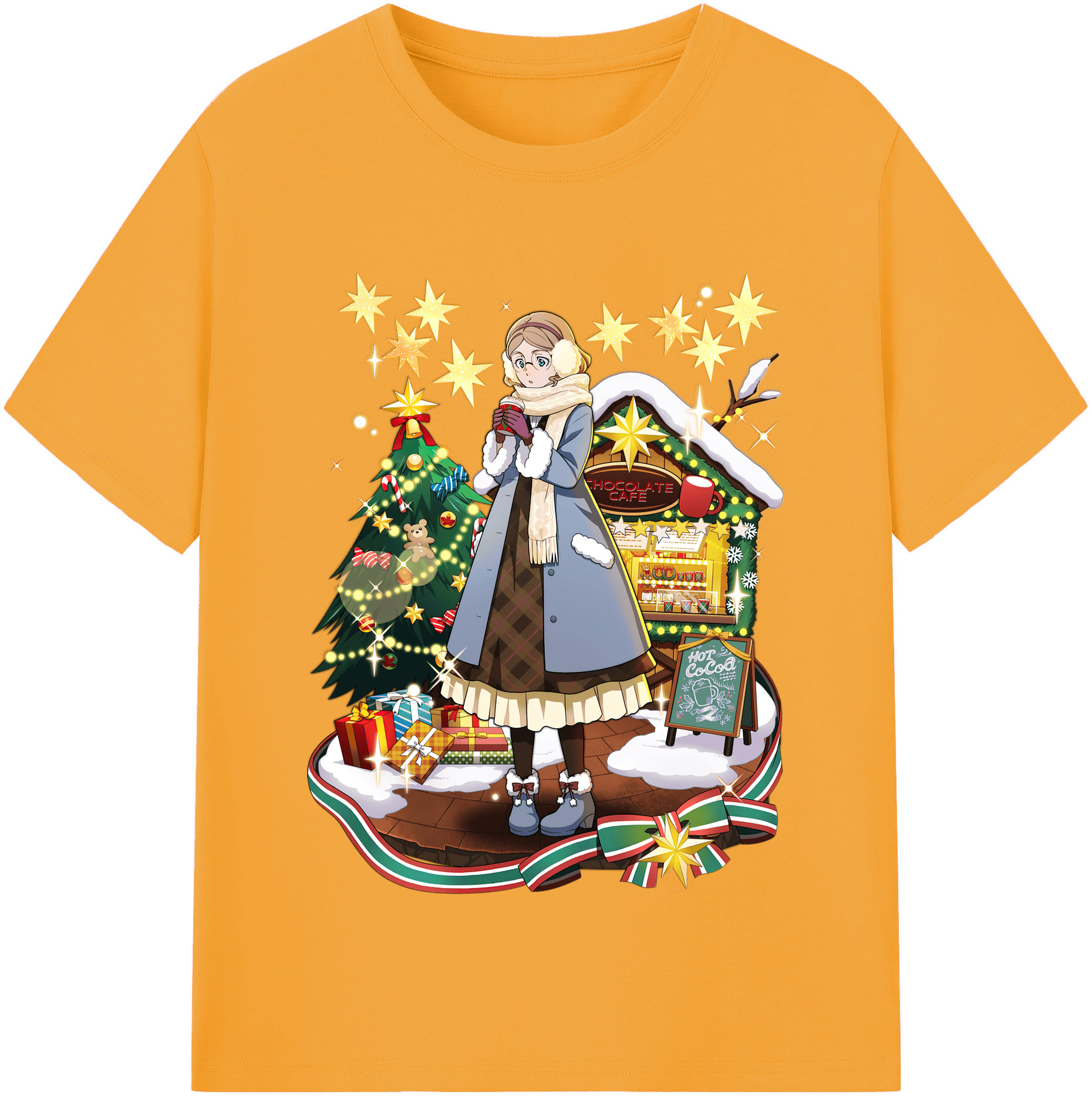 （画像用） 文豪ストレイドッグス Bungo Stray Dogs レディースカジュアルプリントTシャツ（綿100％）