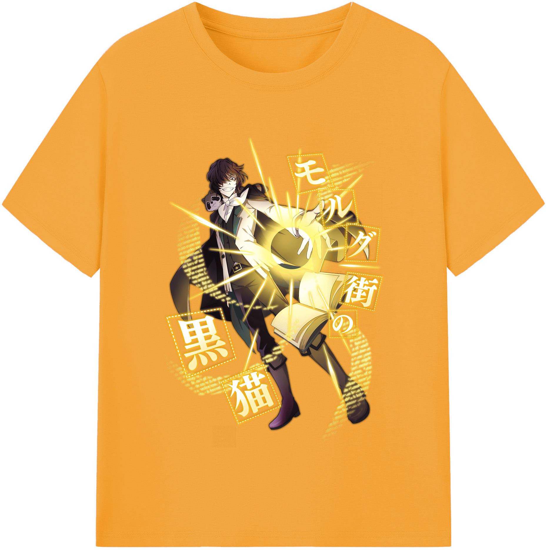 （画像用） 文豪ストレイドッグス Bungo Stray Dogs レディースカジュアルプリントTシャツ（綿100％）