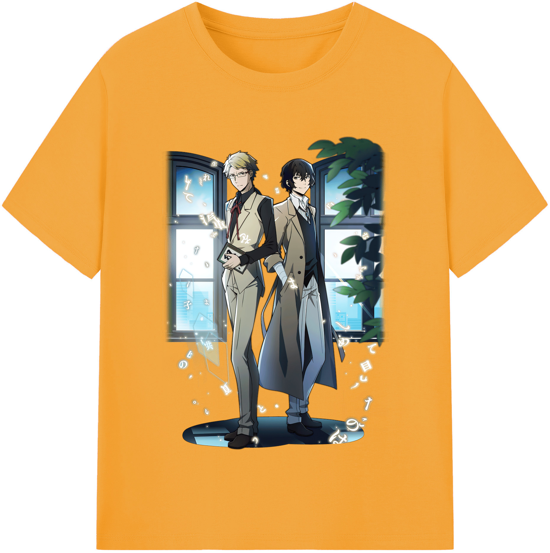 （画像用） 文豪ストレイドッグス Bungo Stray Dogs レディースカジュアルプリントTシャツ（綿100％）