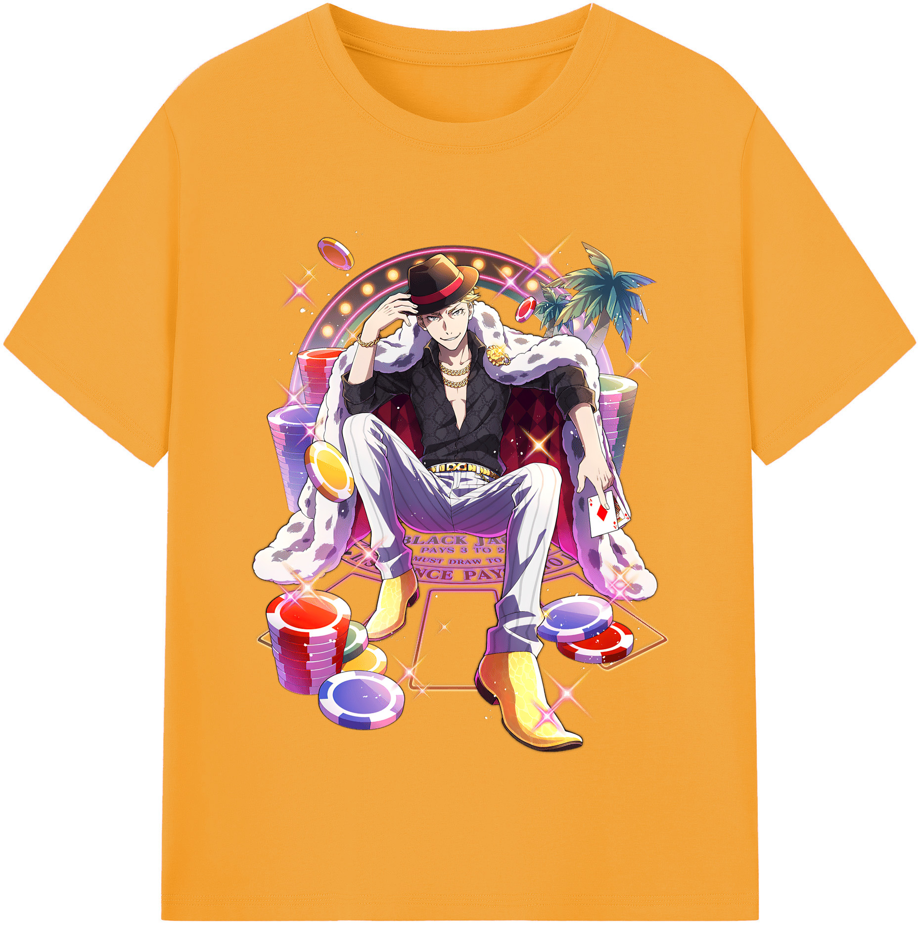（画像用） 文豪ストレイドッグス Bungo Stray Dogs レディースカジュアルプリントTシャツ（綿100％）