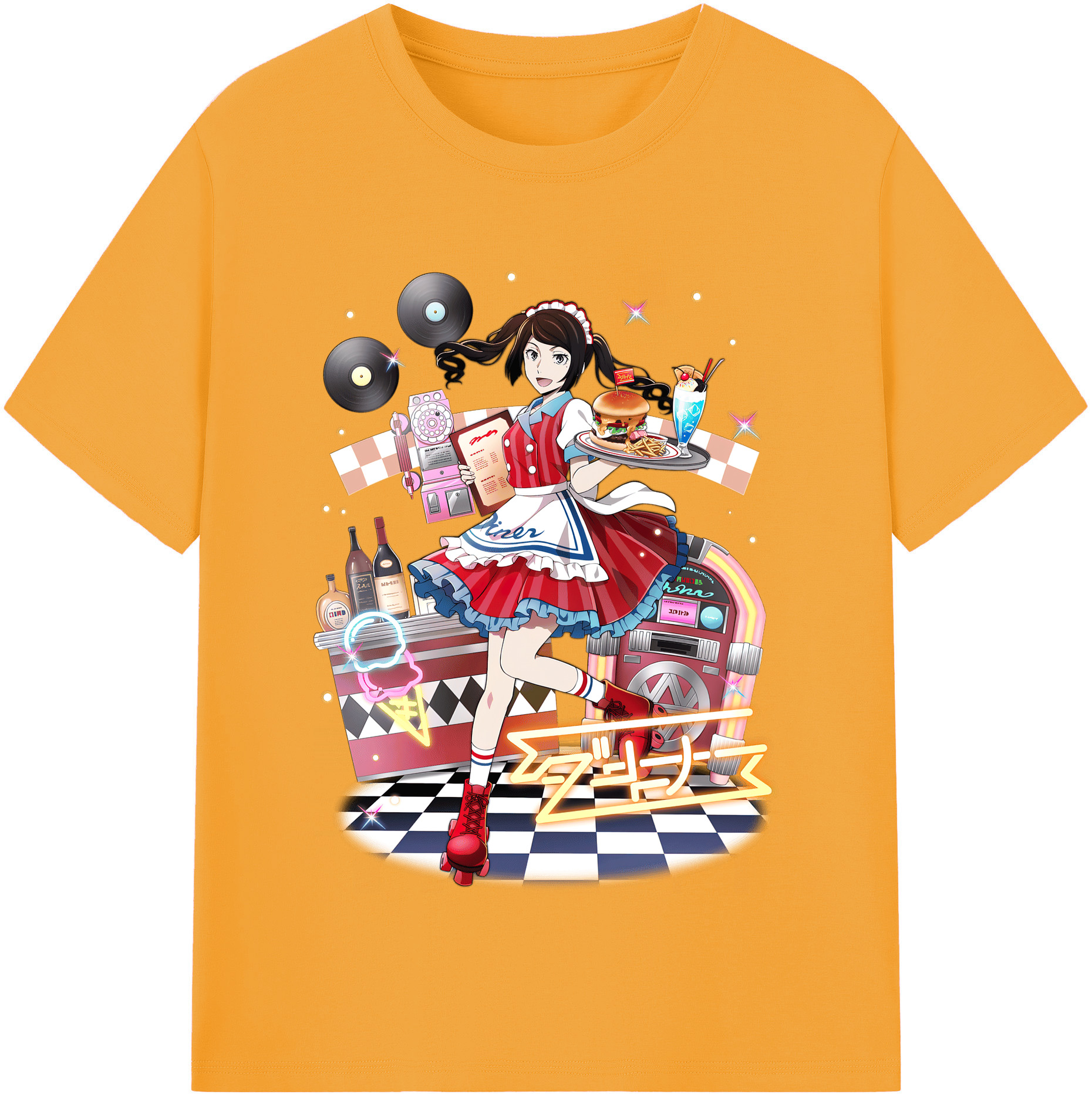（画像用） 文豪ストレイドッグス Bungo Stray Dogs レディースカジュアルプリントTシャツ（綿100％）