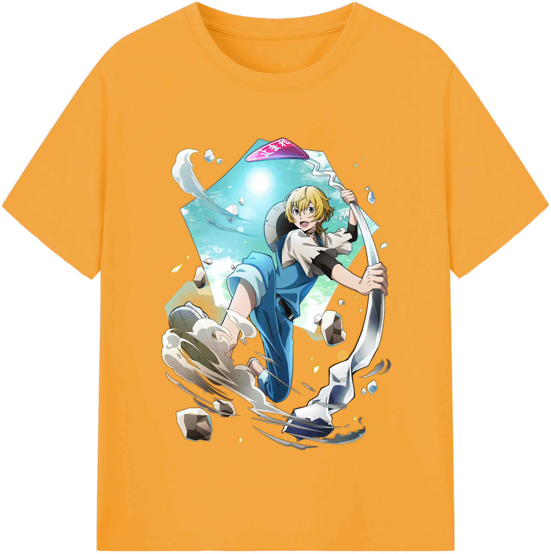 （画像用） 文豪ストレイドッグス Bungo Stray Dogs レディースカジュアルプリントTシャツ（綿100％）