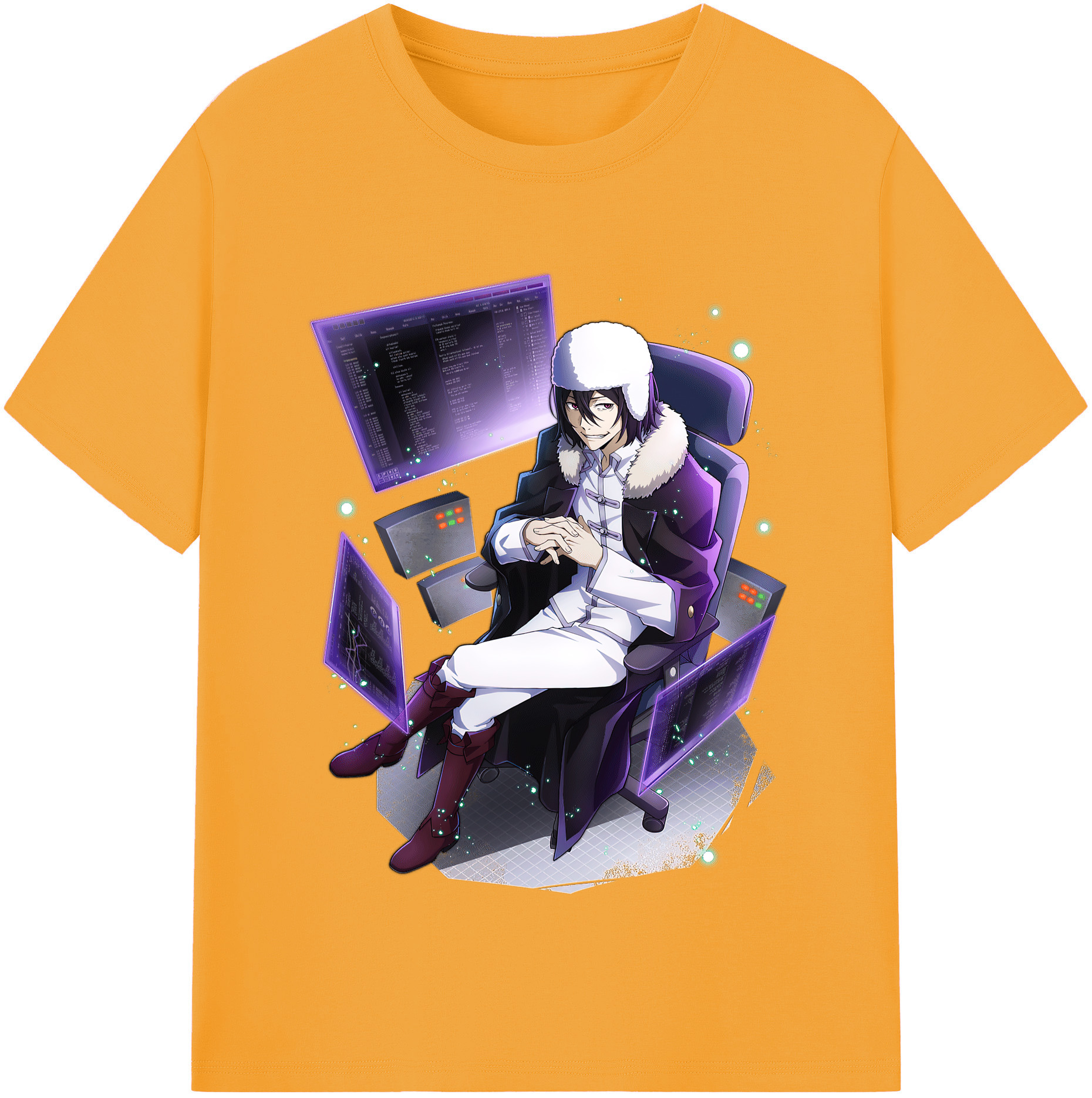 （画像用） 文豪ストレイドッグス Bungo Stray Dogs レディースカジュアルプリントTシャツ（綿100％）