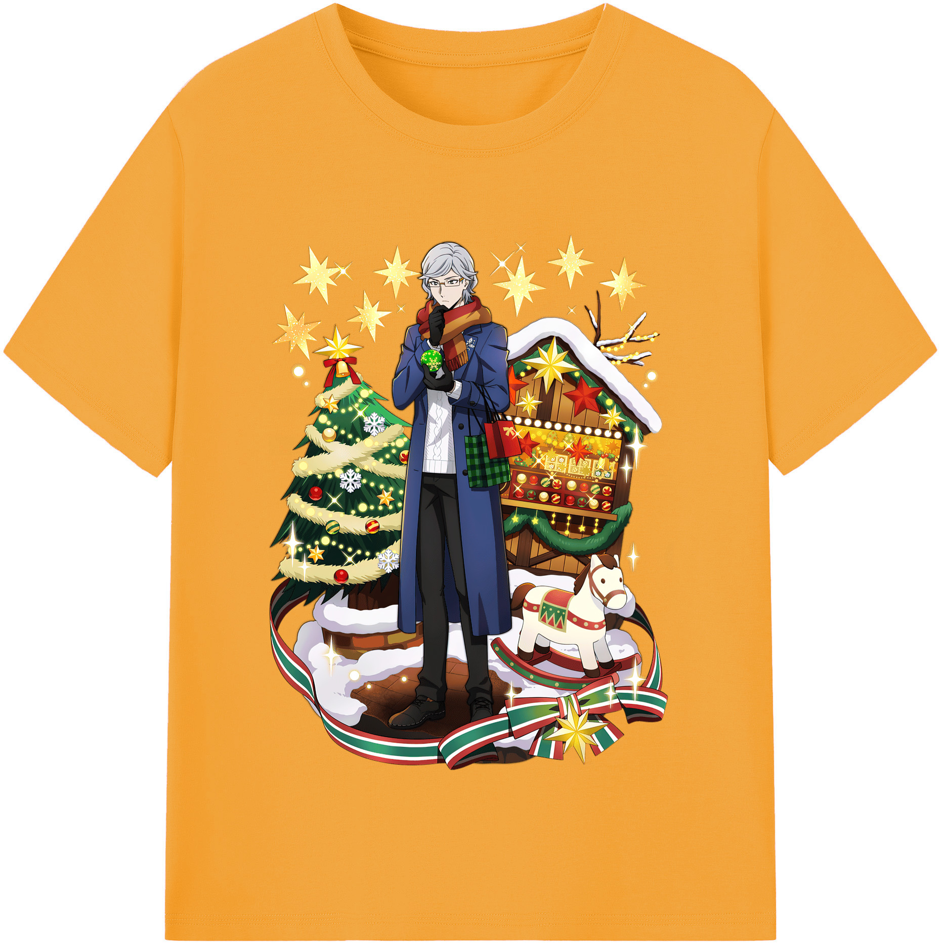 （画像用） 文豪ストレイドッグス Bungo Stray Dogs レディースカジュアルプリントTシャツ（綿100％）