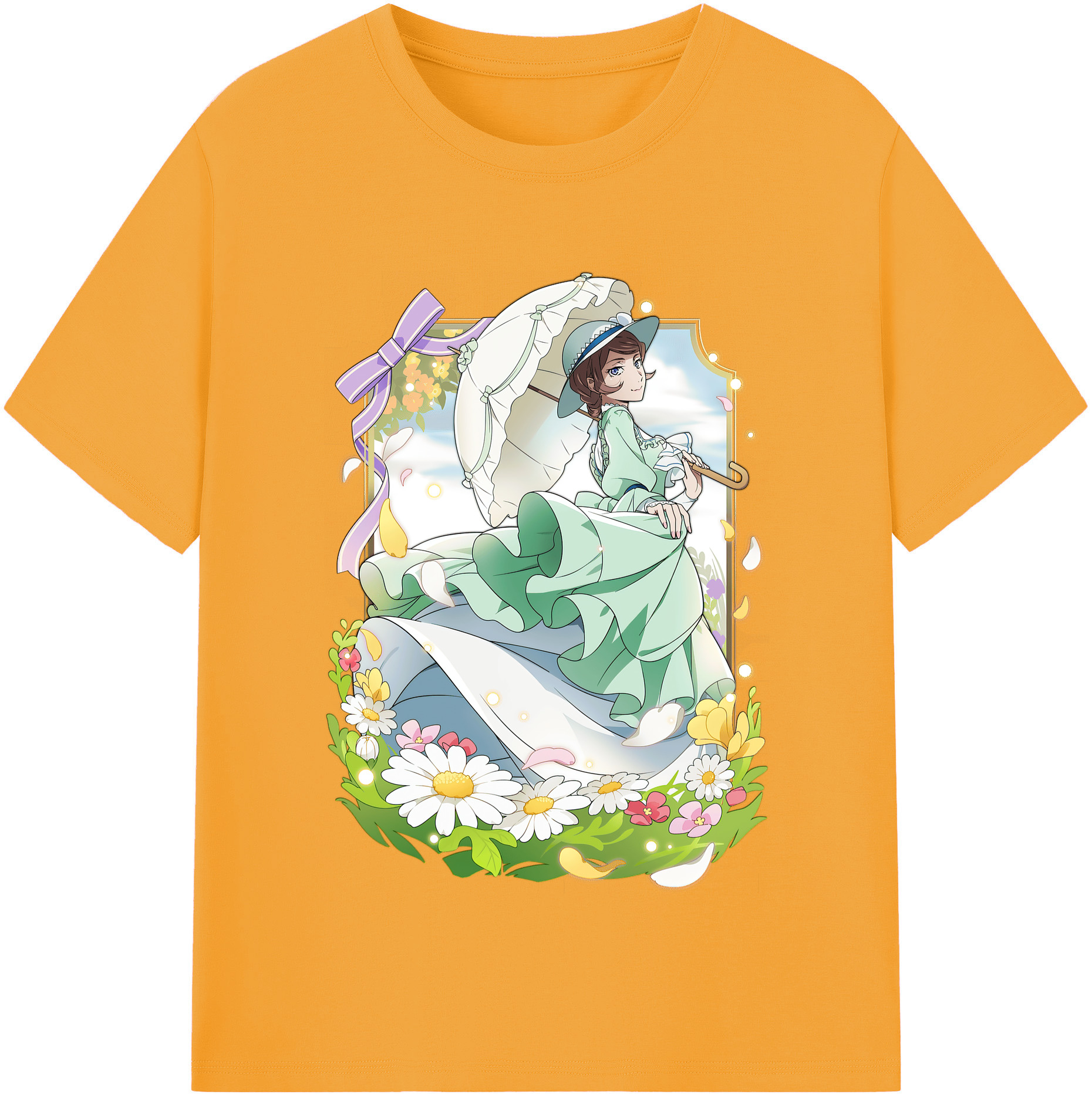 （画像用） 文豪ストレイドッグス Bungo Stray Dogs レディースカジュアルプリントTシャツ（綿100％）