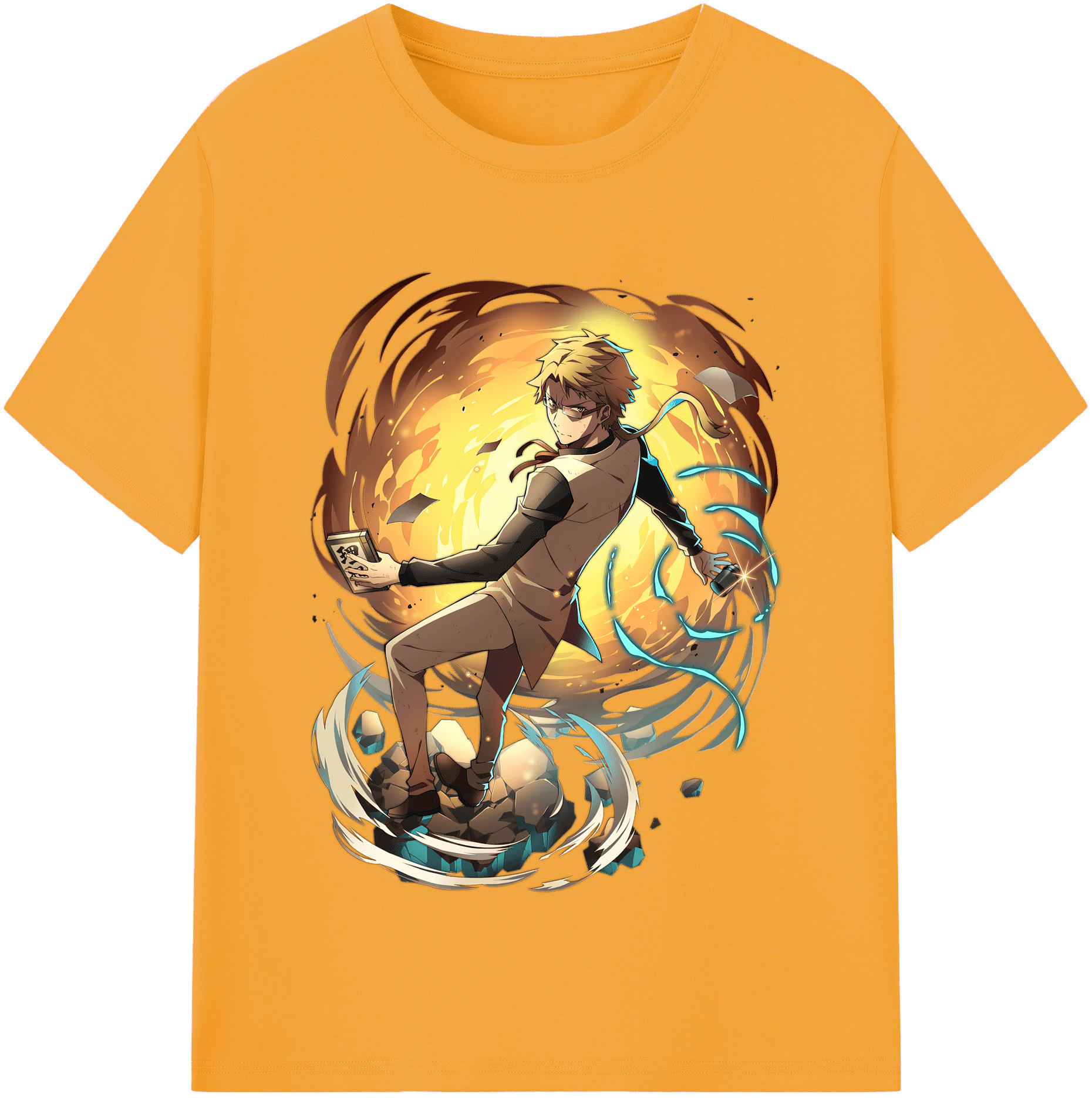 （画像用） 文豪ストレイドッグス Bungo Stray Dogs レディースカジュアルプリントTシャツ（綿100％）