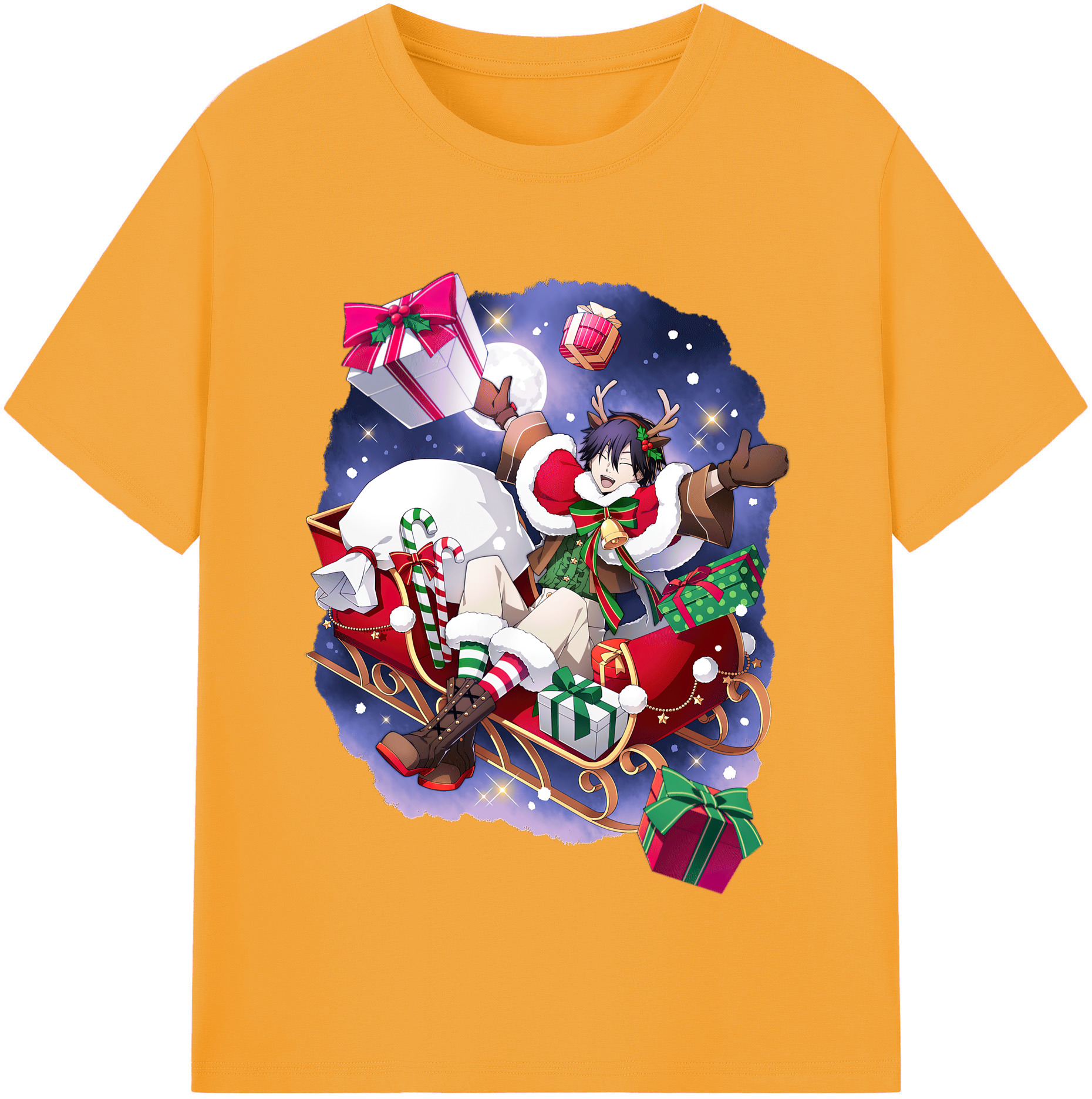 （画像用） 文豪ストレイドッグス Bungo Stray Dogs レディースカジュアルプリントTシャツ（綿100％）