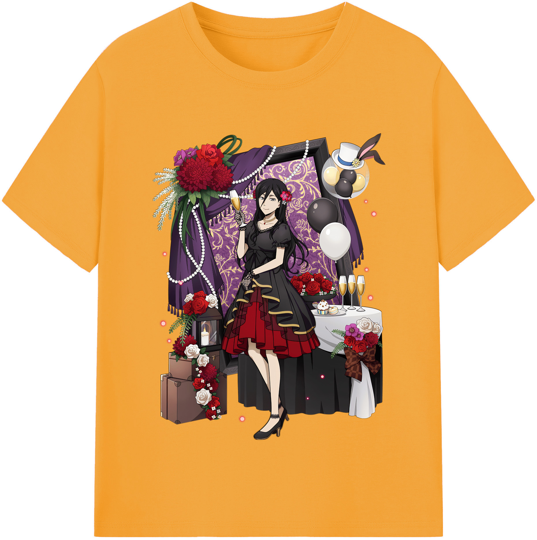 （画像用） 文豪ストレイドッグス Bungo Stray Dogs レディースカジュアルプリントTシャツ（綿100％）