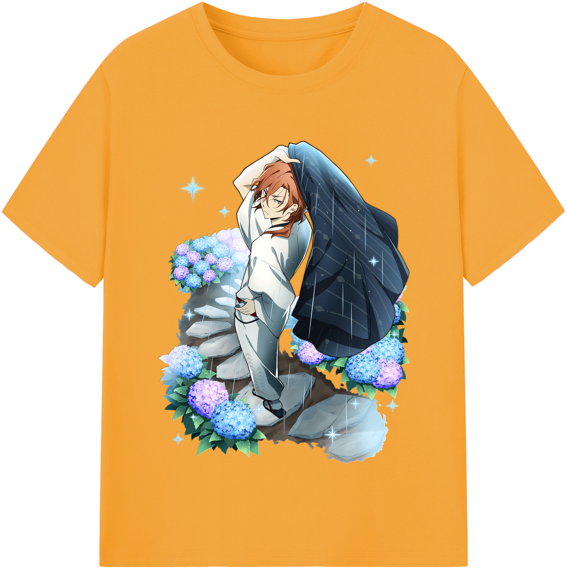（画像用） 文豪ストレイドッグス Bungo Stray Dogs レディースカジュアルプリントTシャツ（綿100％）
