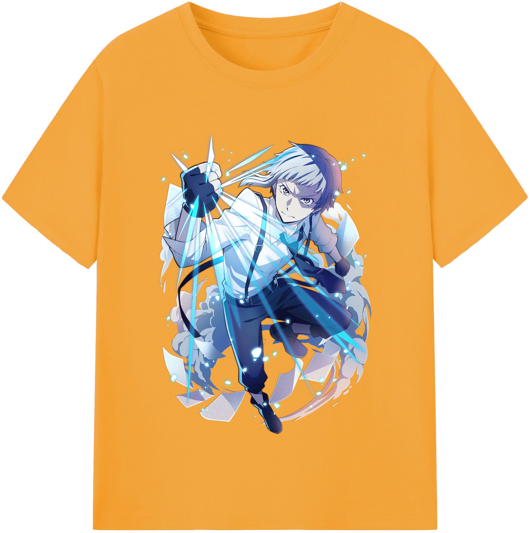 （画像用） 文豪ストレイドッグス Bungo Stray Dogs レディースカジュアルプリントTシャツ（綿100％）