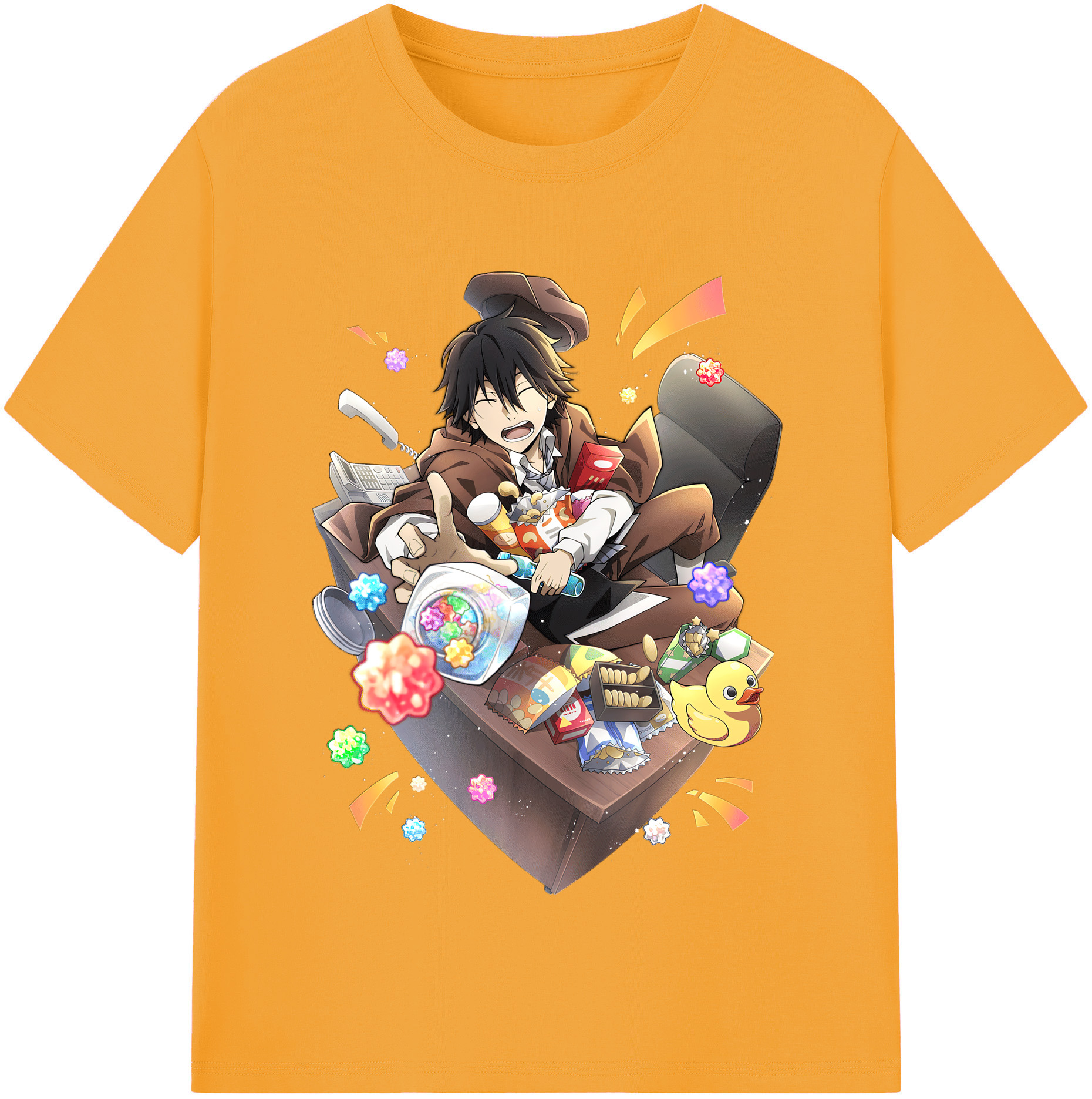 （画像用） 文豪ストレイドッグス Bungo Stray Dogs レディースカジュアルプリントTシャツ（綿100％）