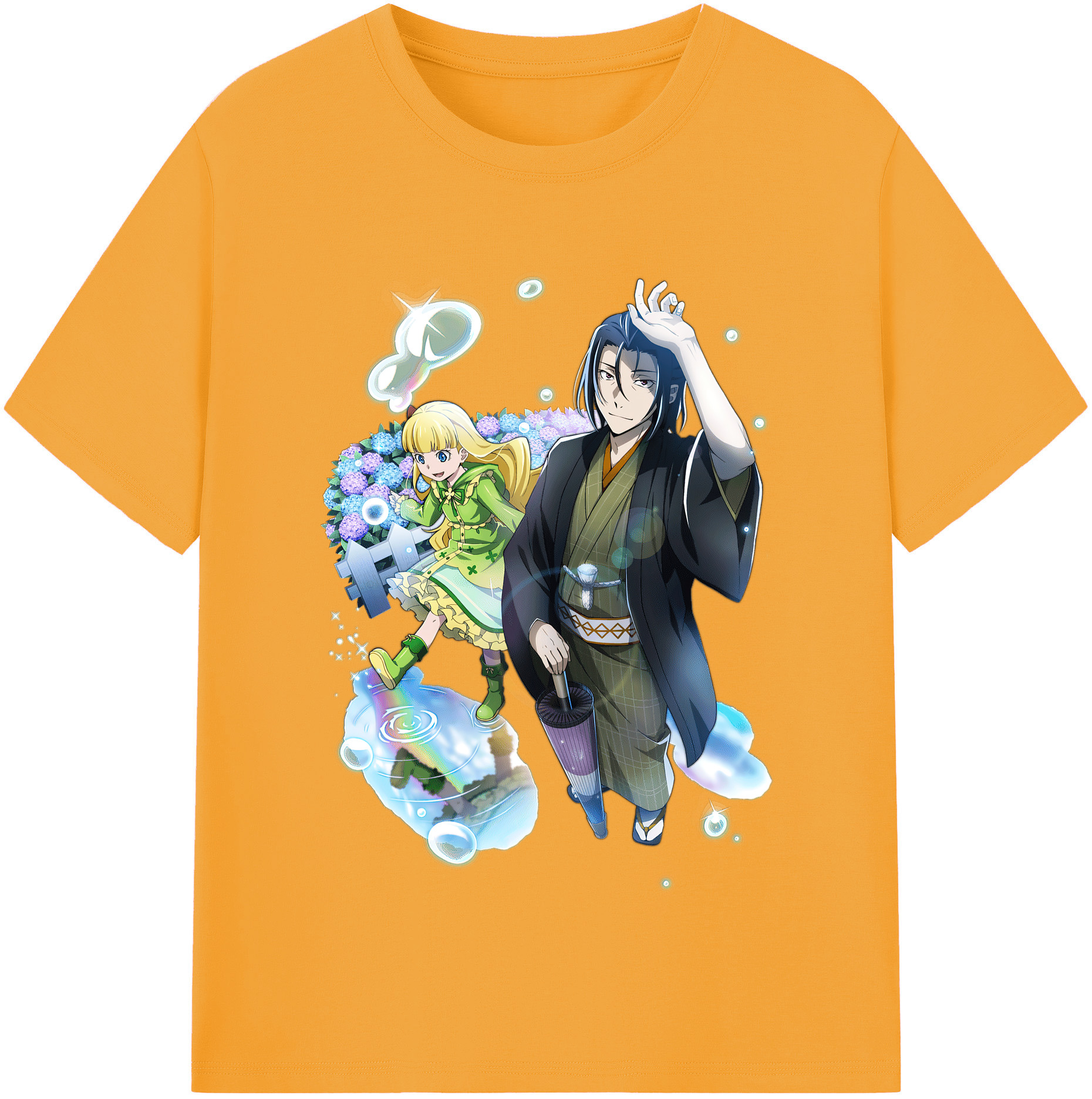（画像用） 文豪ストレイドッグス Bungo Stray Dogs レディースカジュアルプリントTシャツ（綿100％）