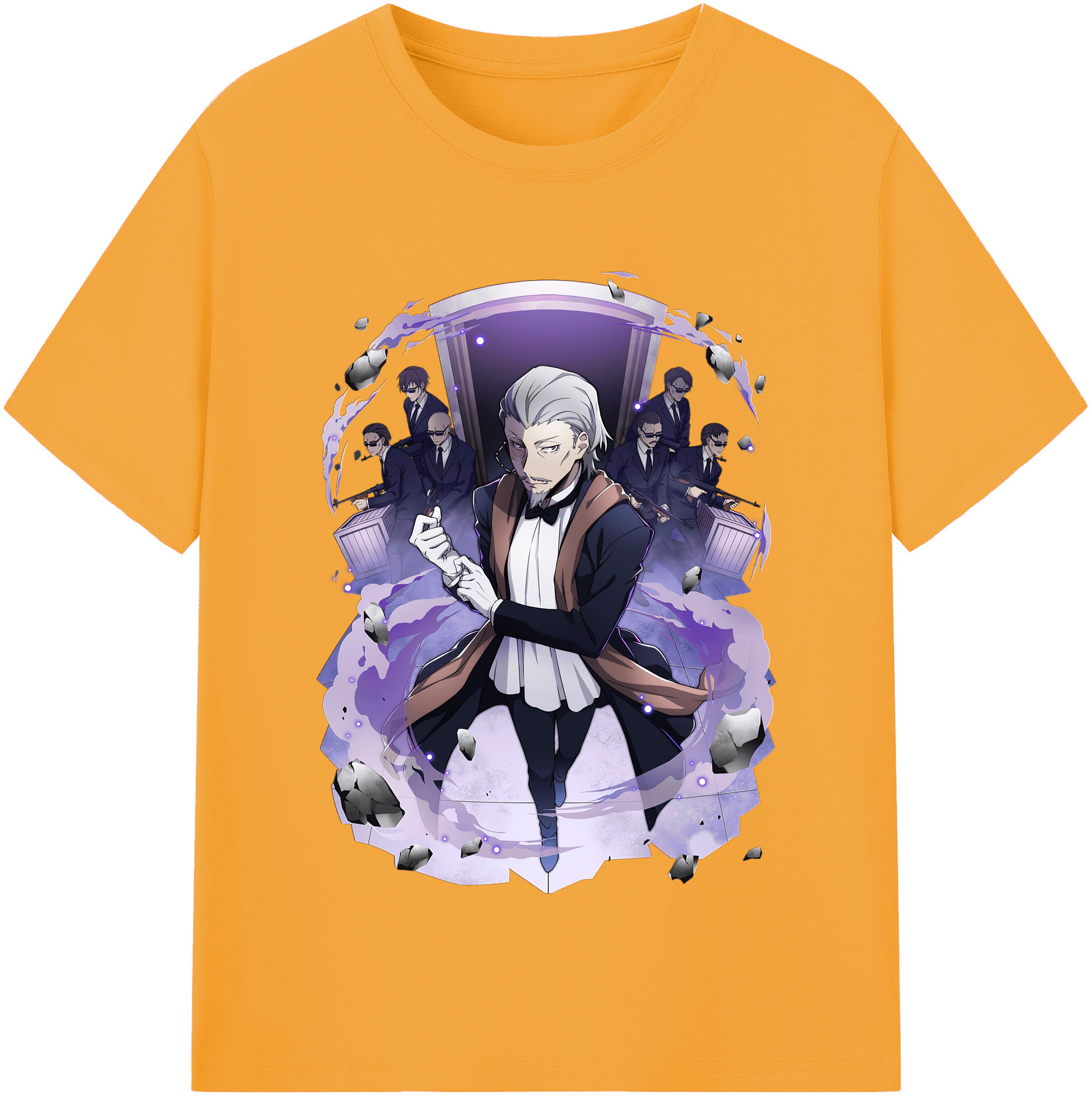 （画像用） 文豪ストレイドッグス Bungo Stray Dogs レディースカジュアルプリントTシャツ（綿100％）