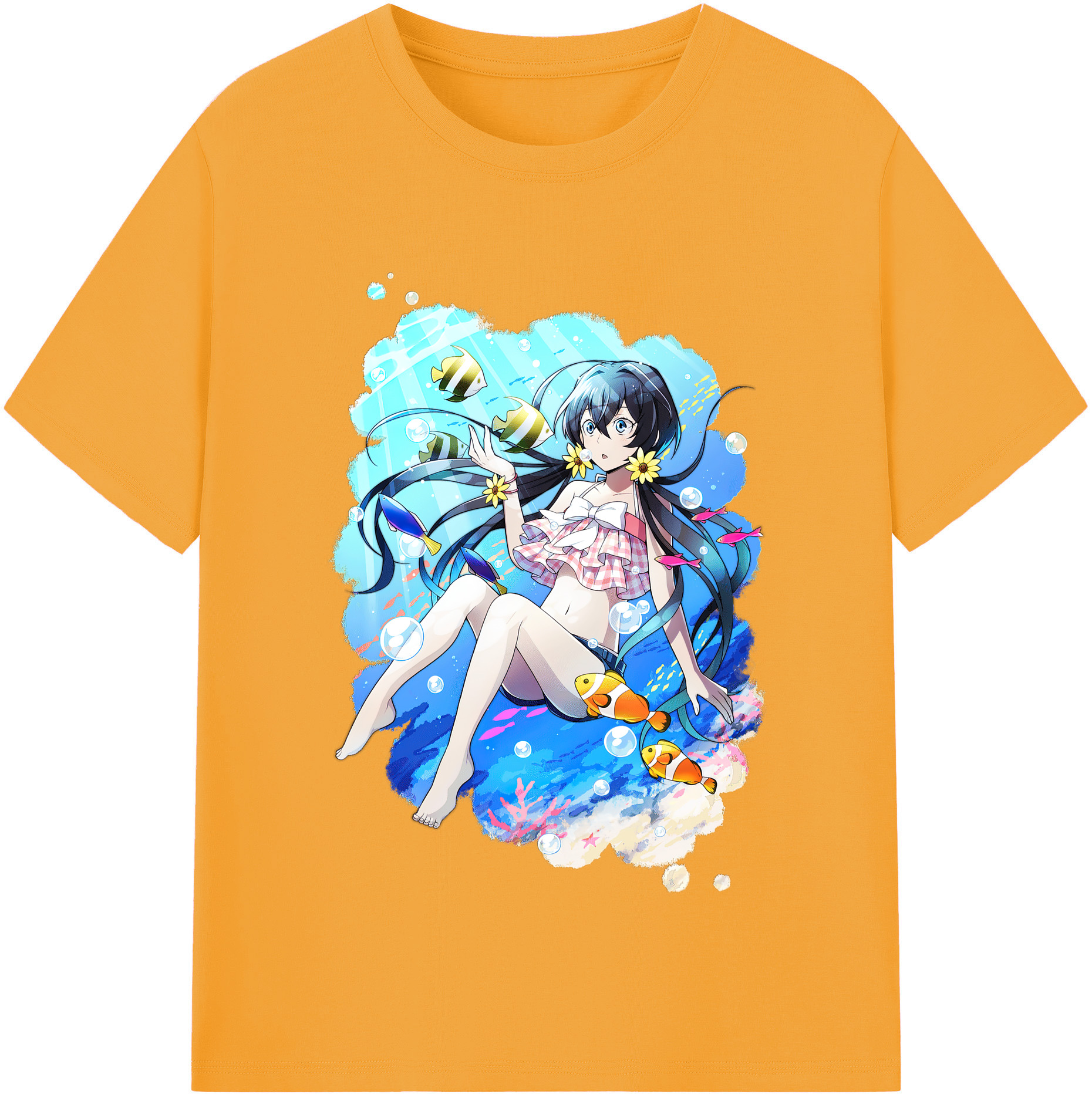 （画像用） 文豪ストレイドッグス Bungo Stray Dogs レディースカジュアルプリントTシャツ（綿100％）