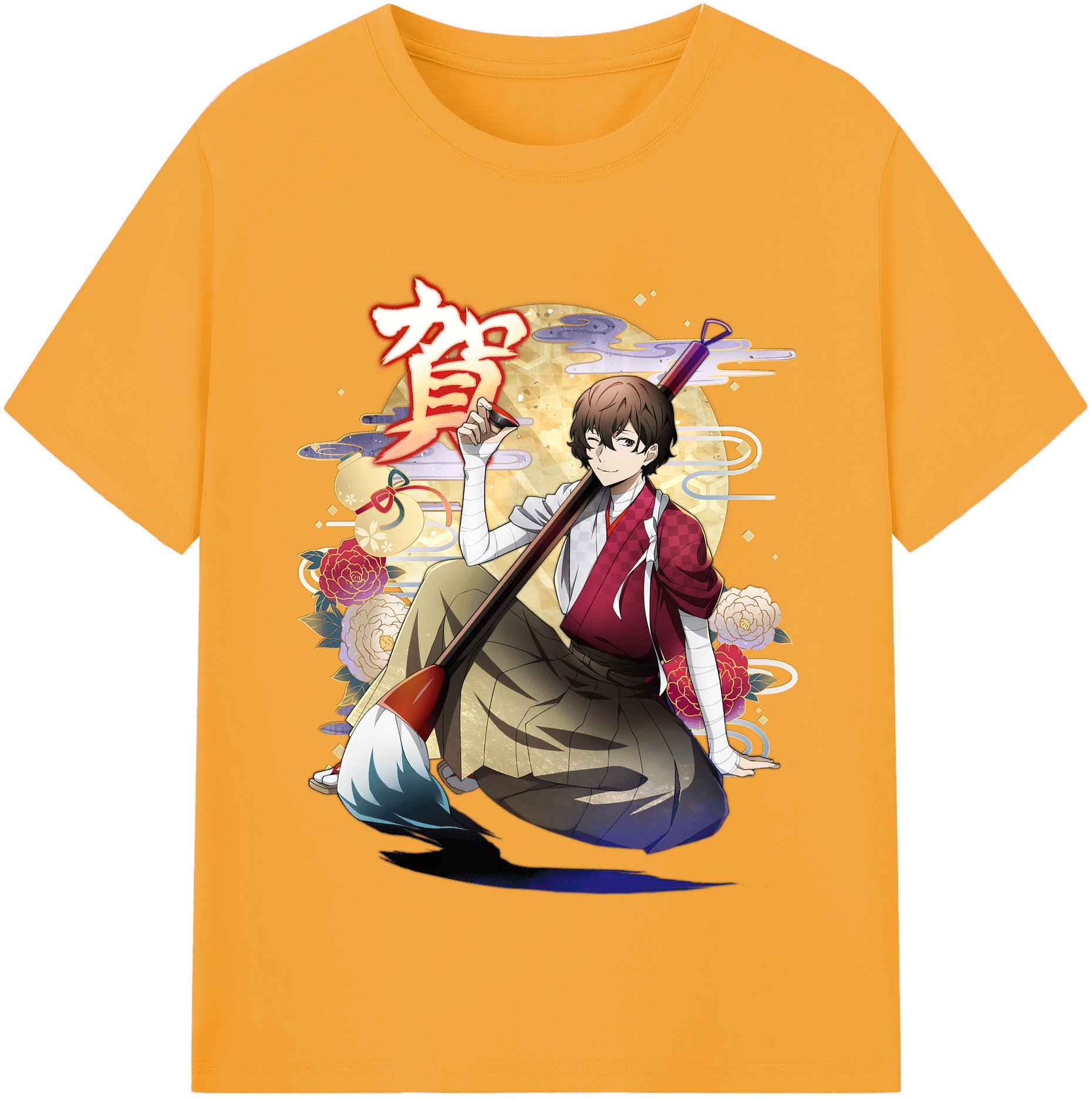 （画像用） 文豪ストレイドッグス Bungo Stray Dogs レディースカジュアルプリントTシャツ（綿100％）