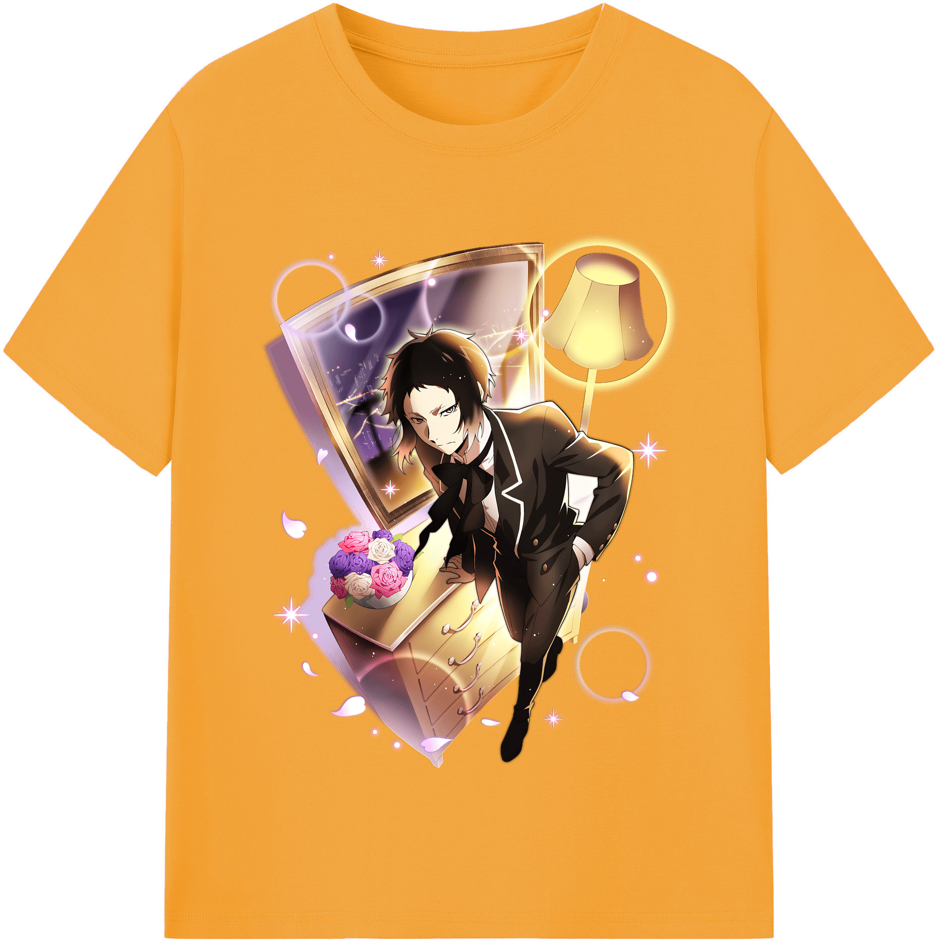 （画像用） 文豪ストレイドッグス Bungo Stray Dogs レディースカジュアルプリントTシャツ（綿100％）