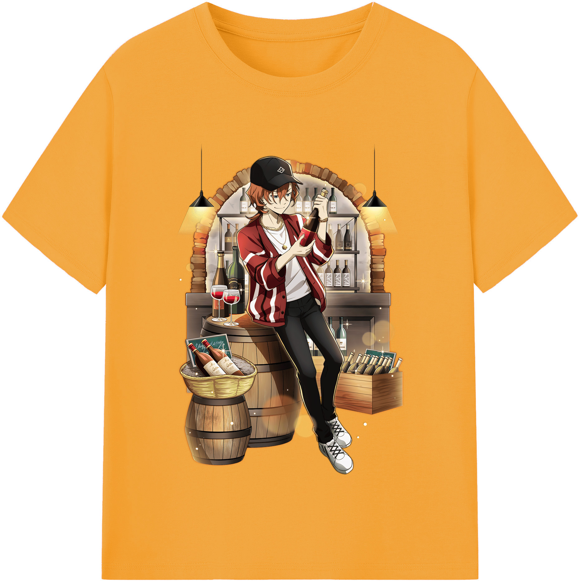 （画像用） 文豪ストレイドッグス Bungo Stray Dogs レディースカジュアルプリントTシャツ（綿100％）