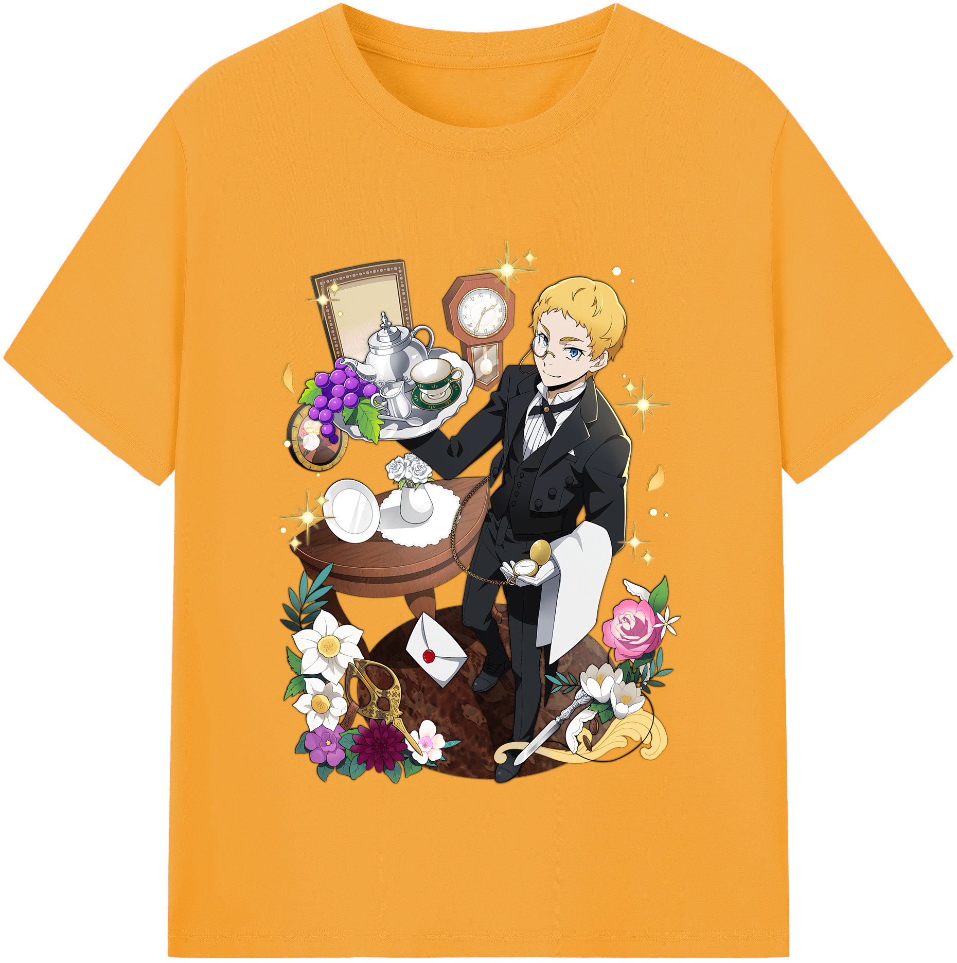 （画像用） 文豪ストレイドッグス Bungo Stray Dogs レディースカジュアルプリントTシャツ（綿100％）