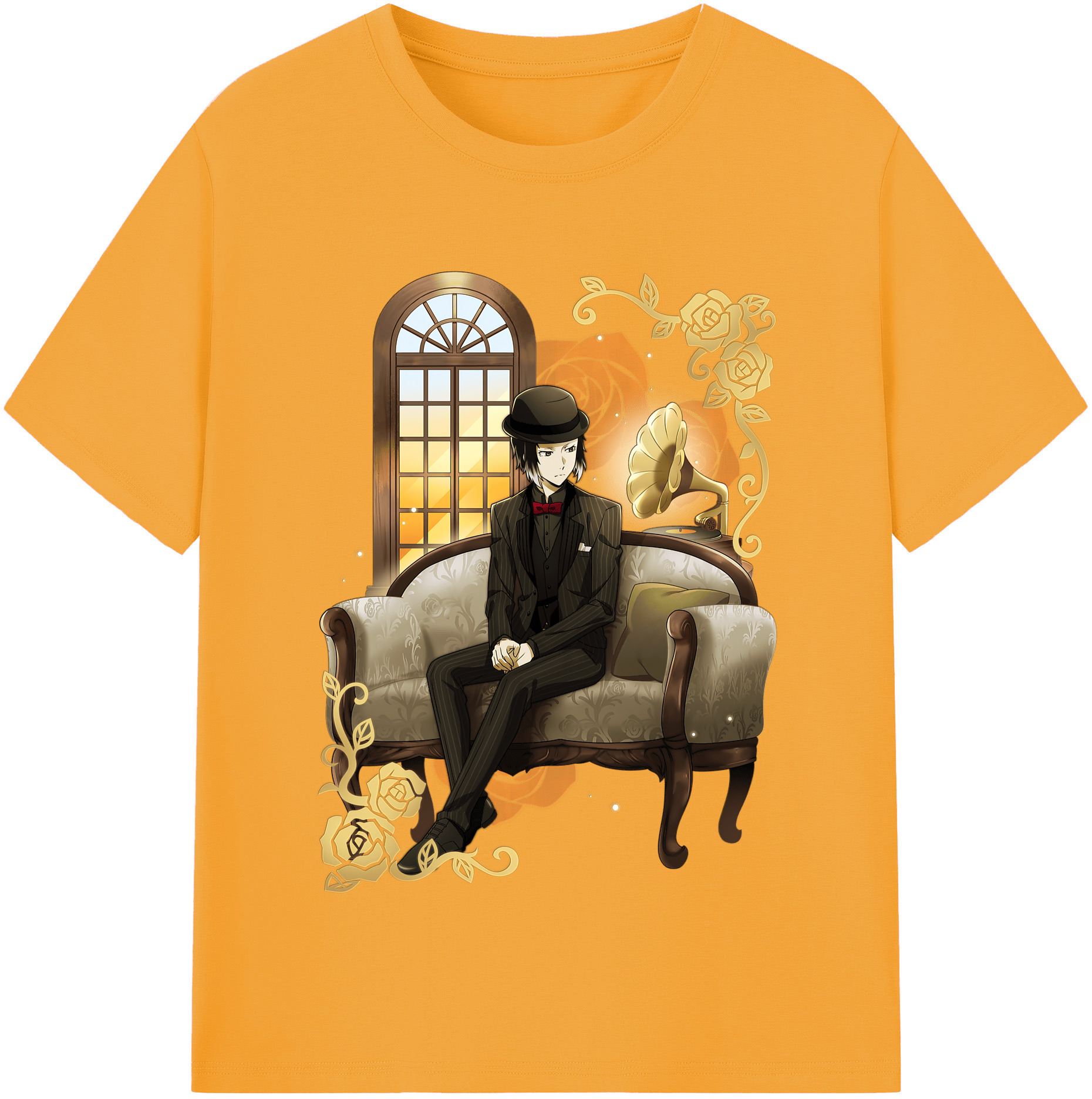 （画像用） 文豪ストレイドッグス Bungo Stray Dogs レディースカジュアルプリントTシャツ（綿100％）