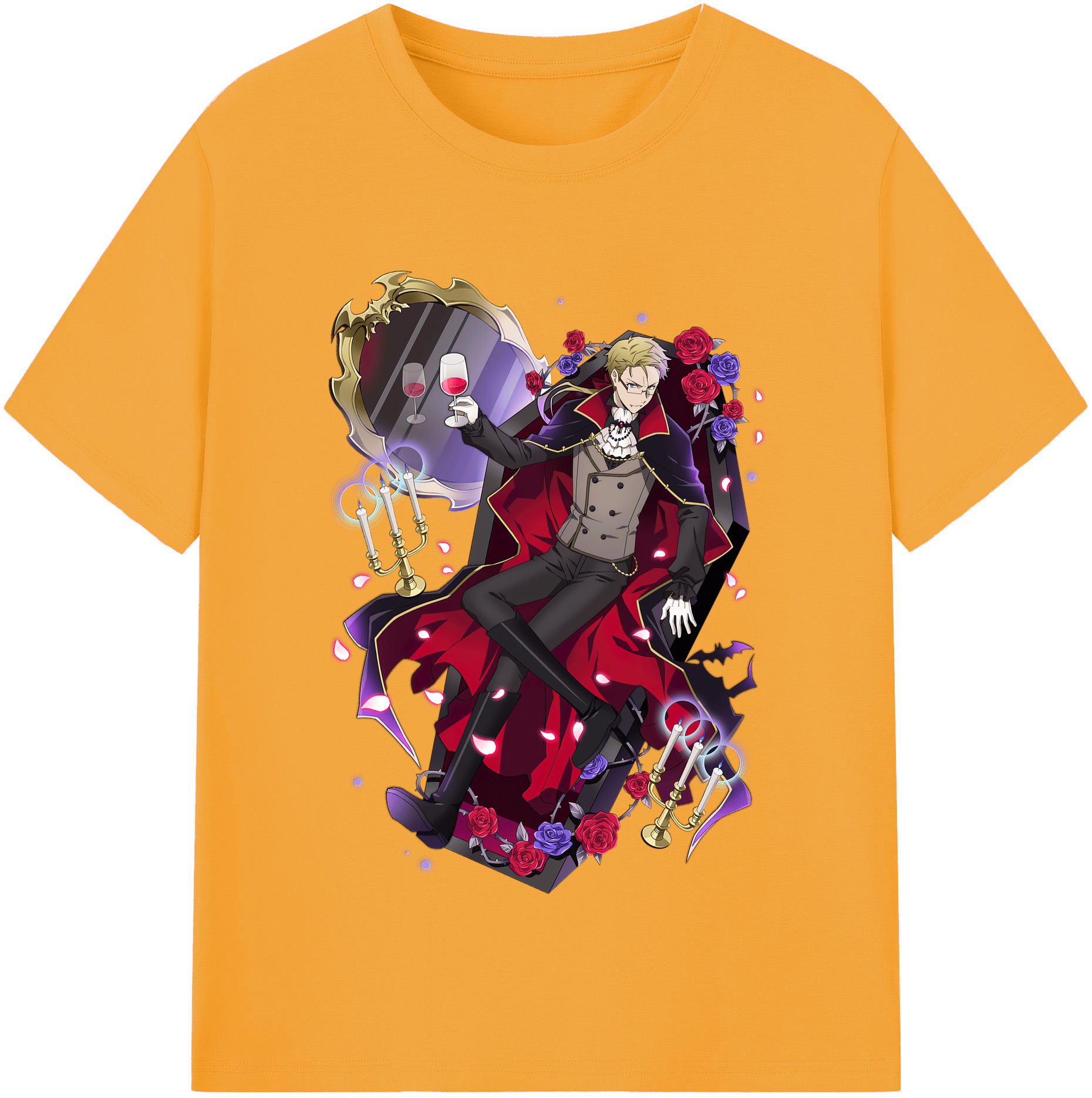 （画像用） 文豪ストレイドッグス Bungo Stray Dogs レディースカジュアルプリントTシャツ（綿100％）