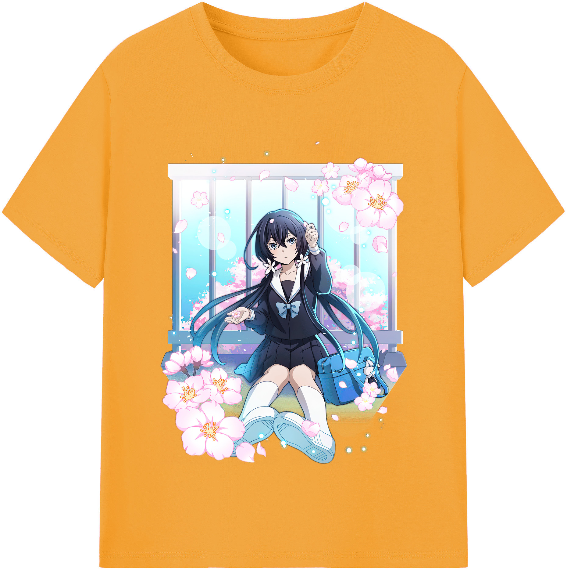 （画像用） 文豪ストレイドッグス Bungo Stray Dogs レディースカジュアルプリントTシャツ（綿100％）