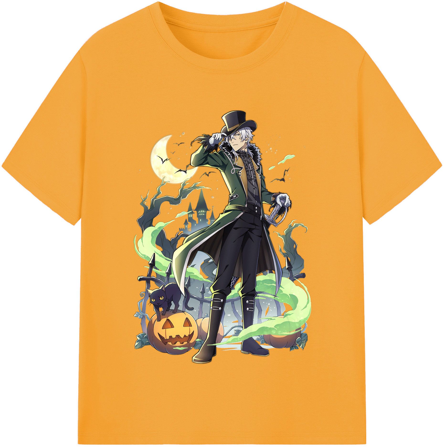 （画像用） 文豪ストレイドッグス Bungo Stray Dogs レディースカジュアルプリントTシャツ（綿100％）