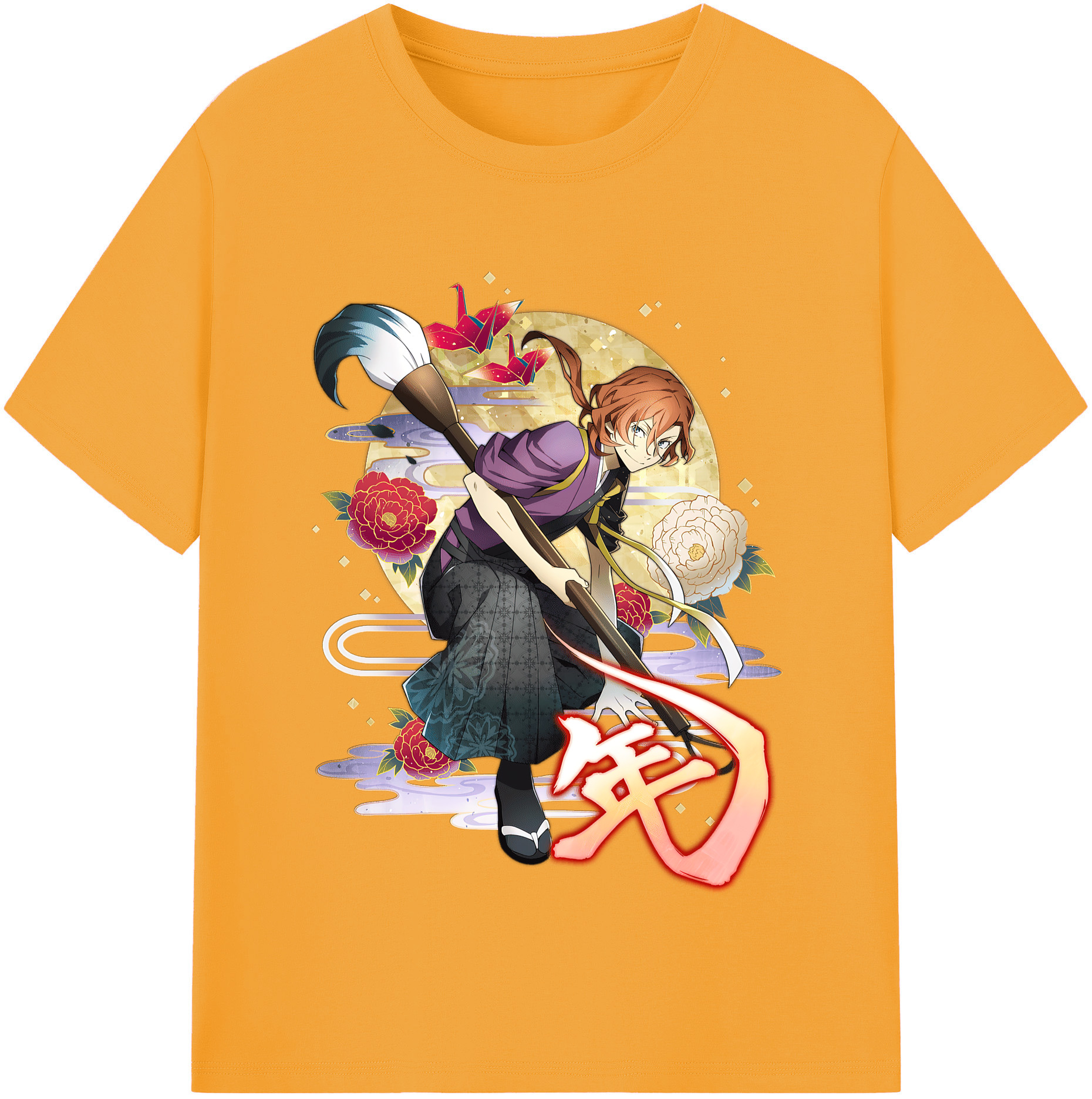 （画像用） 文豪ストレイドッグス Bungo Stray Dogs レディースカジュアルプリントTシャツ（綿100％）