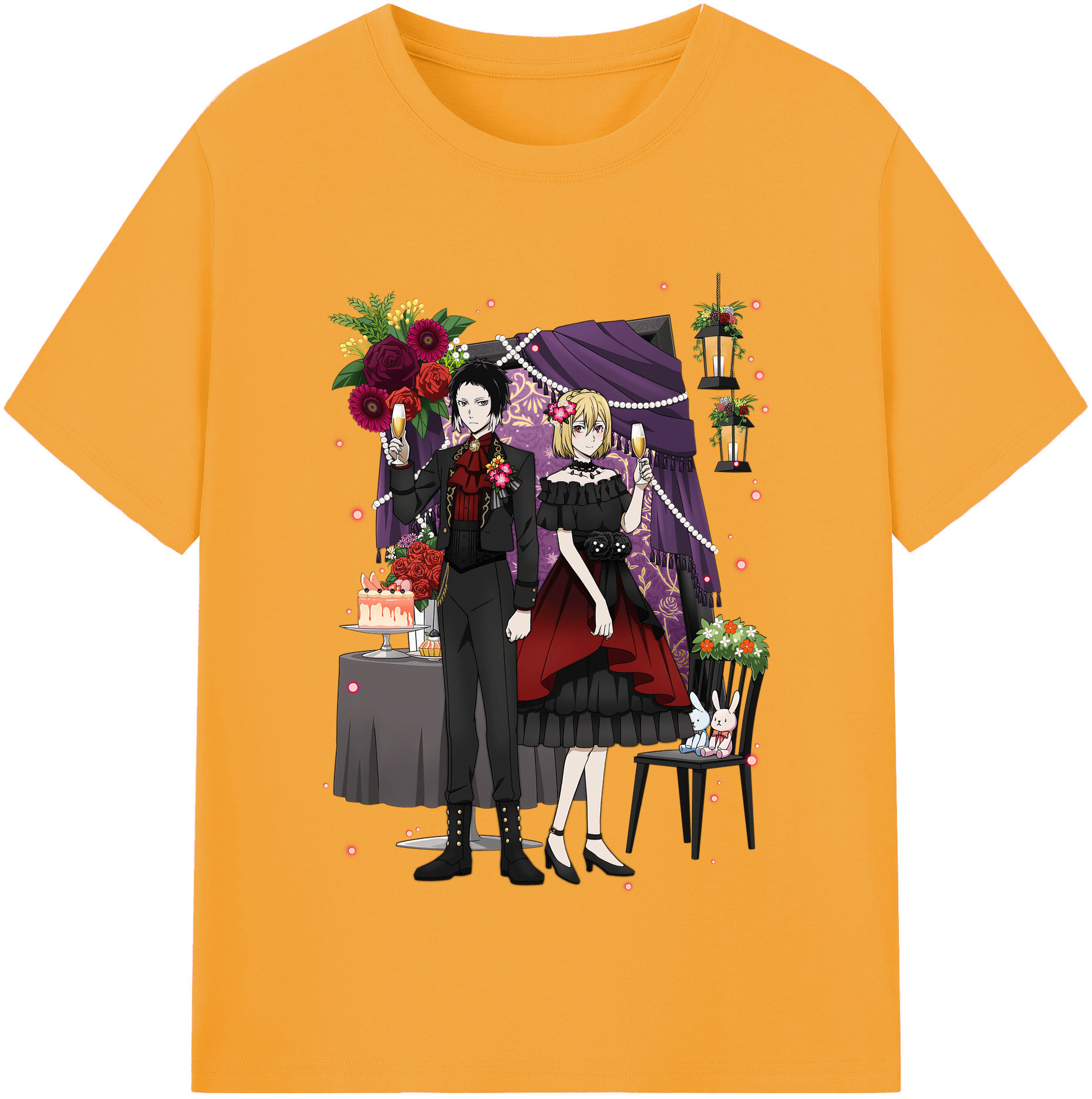 （画像用） 文豪ストレイドッグス Bungo Stray Dogs レディースカジュアルプリントTシャツ（綿100％）