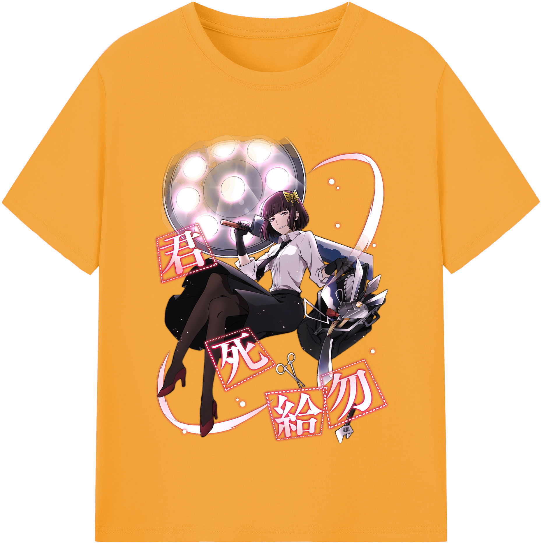 （画像用） 文豪ストレイドッグス Bungo Stray Dogs レディースカジュアルプリントTシャツ（綿100％）