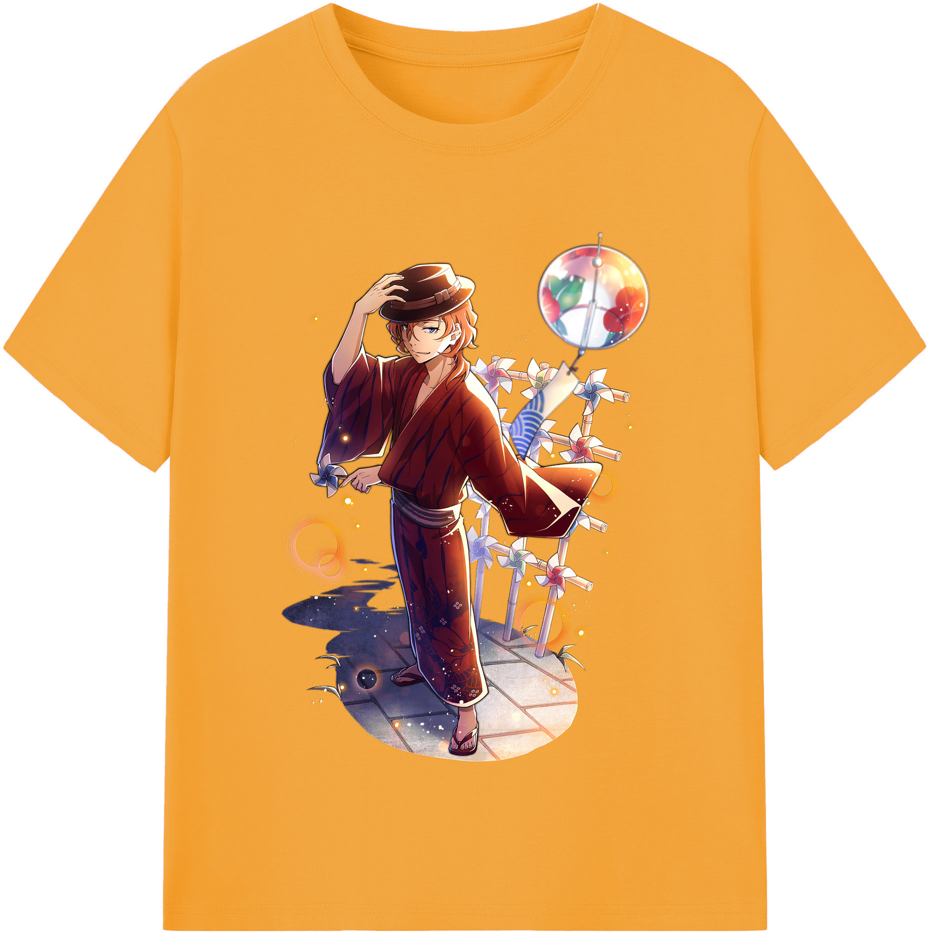 （画像用） 文豪ストレイドッグス Bungo Stray Dogs レディースカジュアルプリントTシャツ（綿100％）