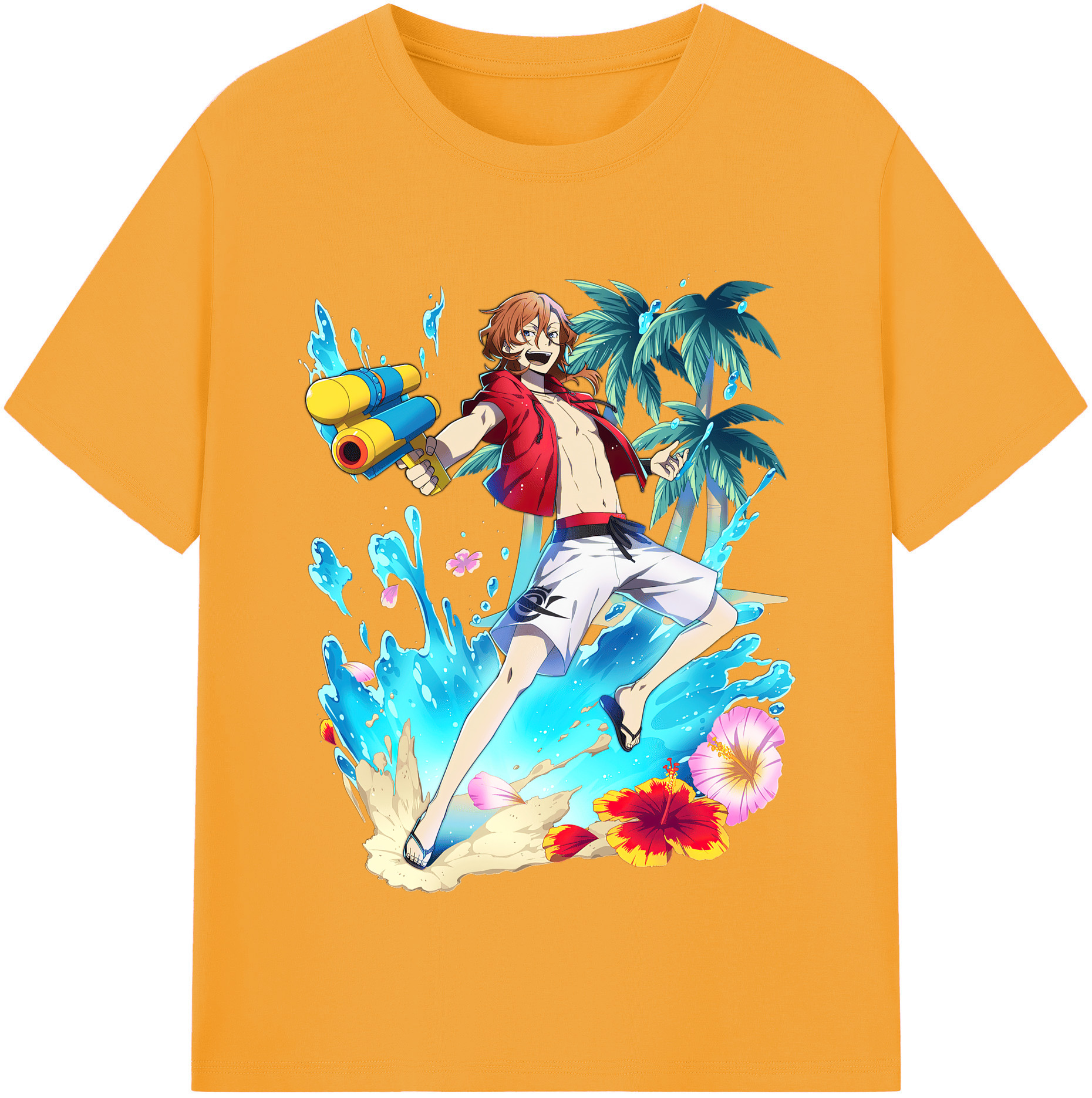 （画像用） 文豪ストレイドッグス Bungo Stray Dogs レディースカジュアルプリントTシャツ（綿100％）