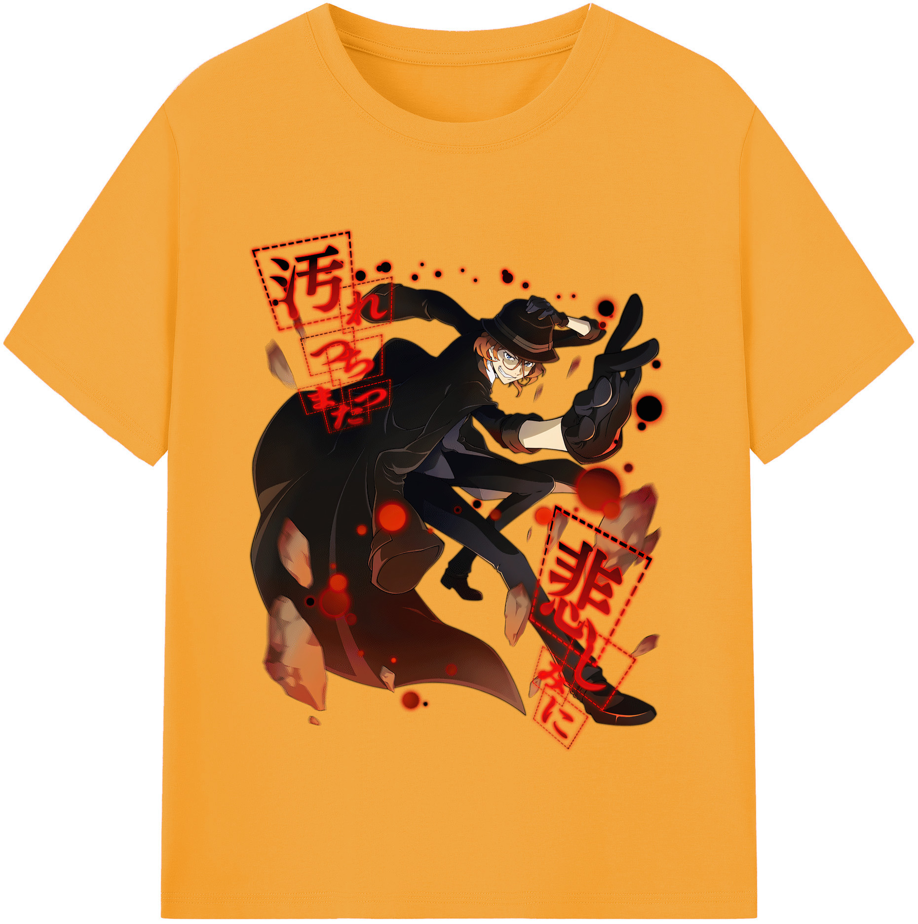 （画像用） 文豪ストレイドッグス Bungo Stray Dogs レディースカジュアルプリントTシャツ（綿100％）