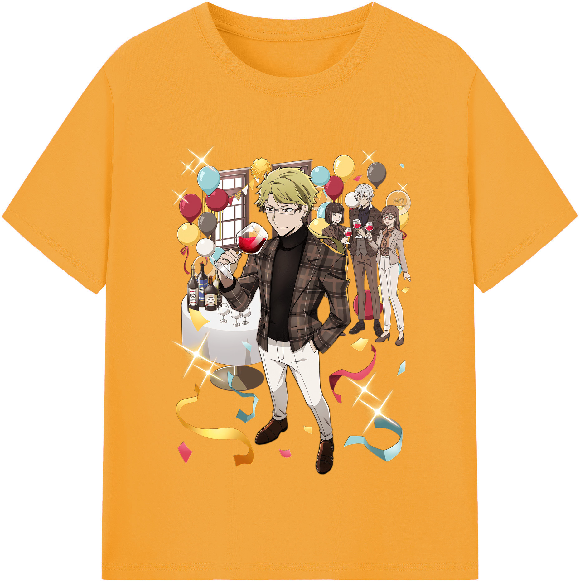 （画像用） 文豪ストレイドッグス Bungo Stray Dogs レディースカジュアルプリントTシャツ（綿100％）