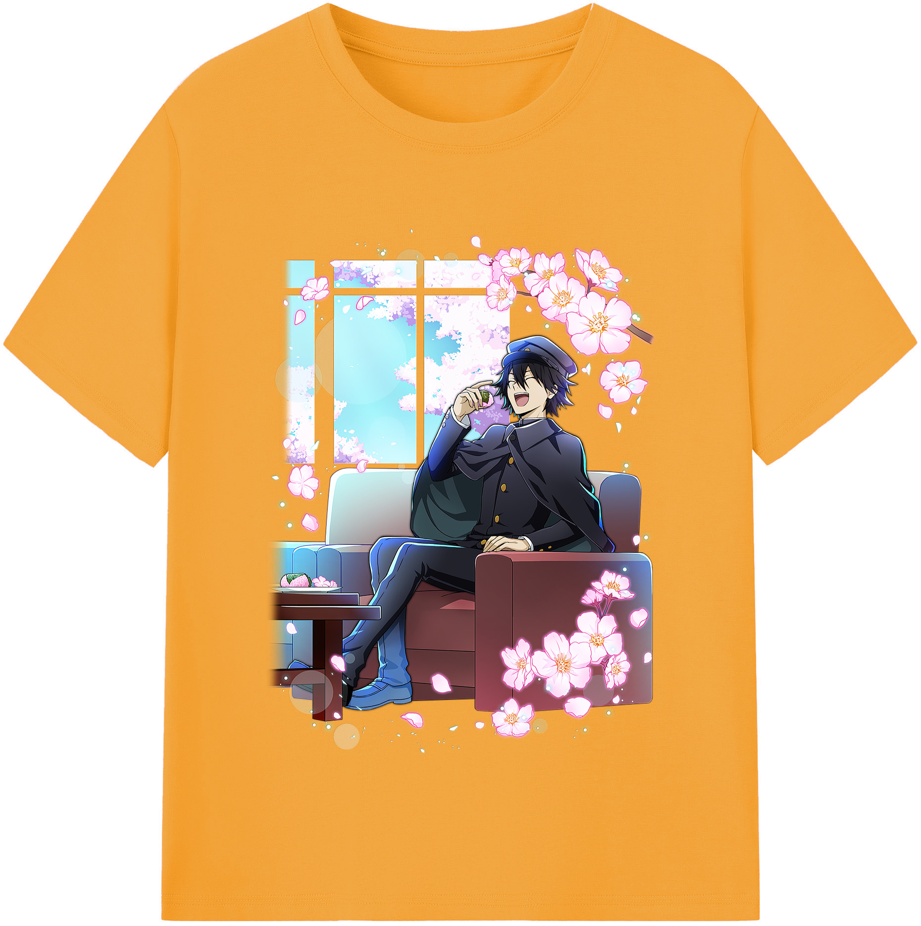 （画像用） 文豪ストレイドッグス Bungo Stray Dogs レディースカジュアルプリントTシャツ（綿100％）