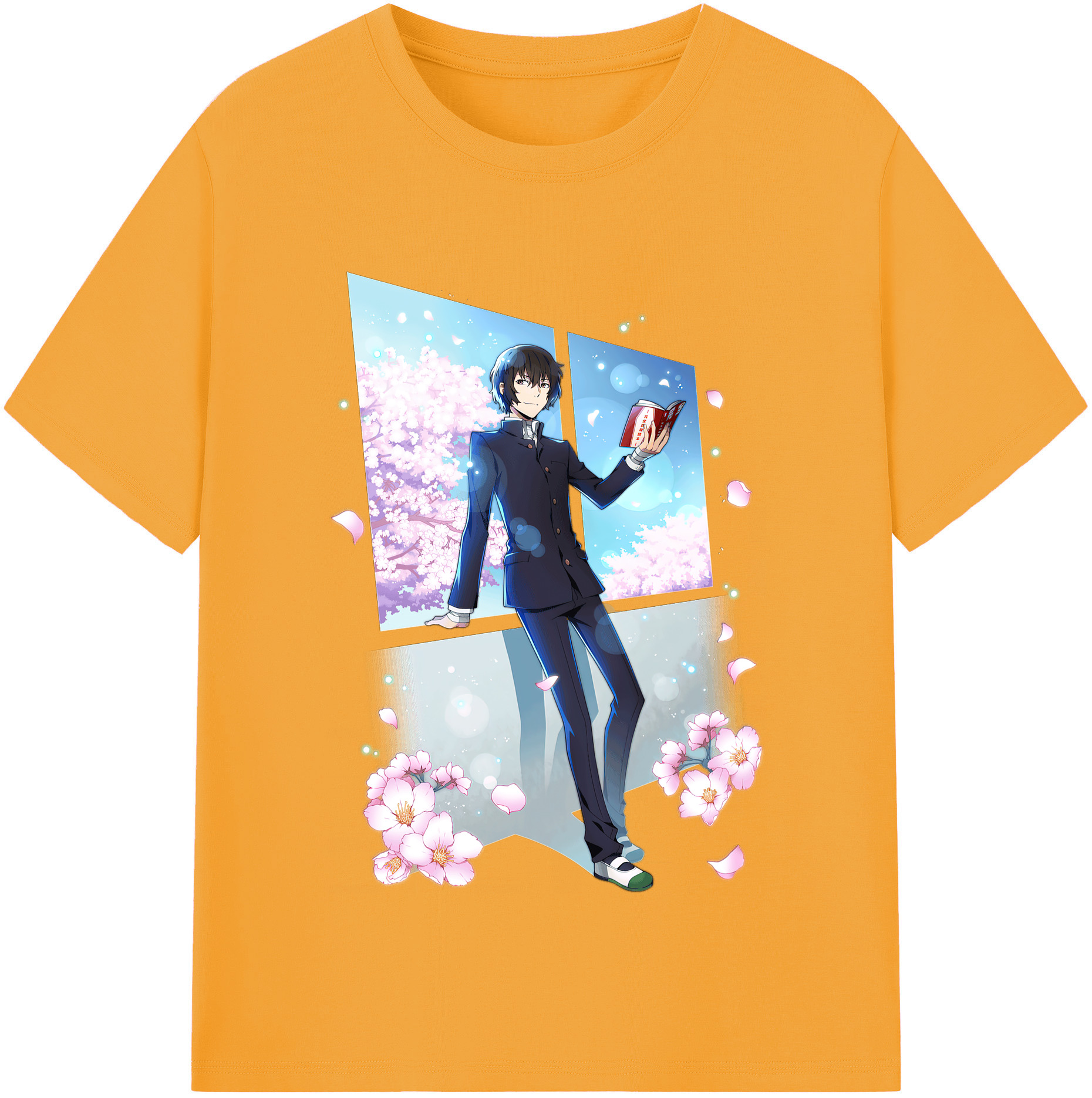 （画像用） 文豪ストレイドッグス Bungo Stray Dogs レディースカジュアルプリントTシャツ（綿100％）