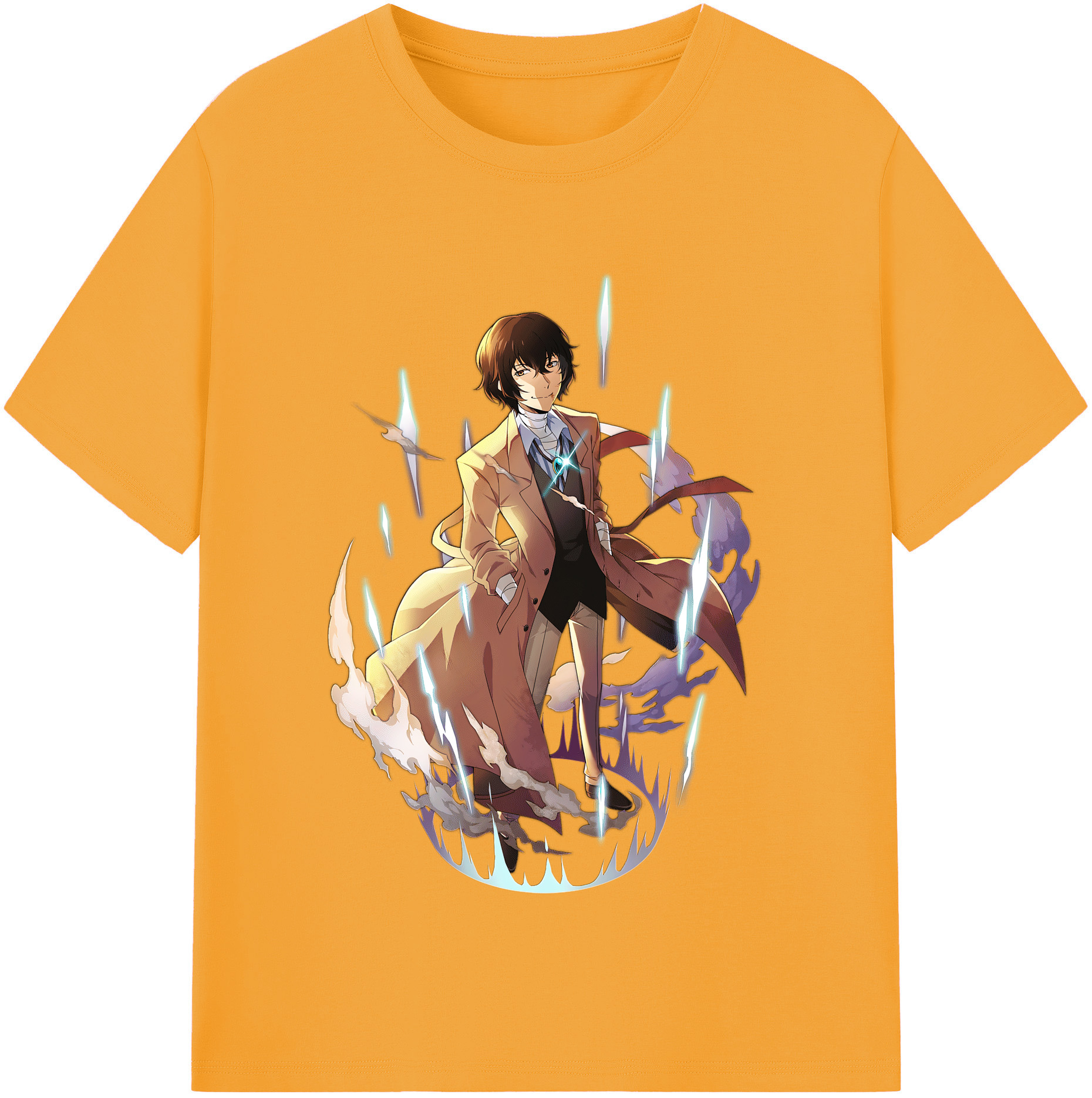 （画像用） 文豪ストレイドッグス Bungo Stray Dogs レディースカジュアルプリントTシャツ（綿100％）