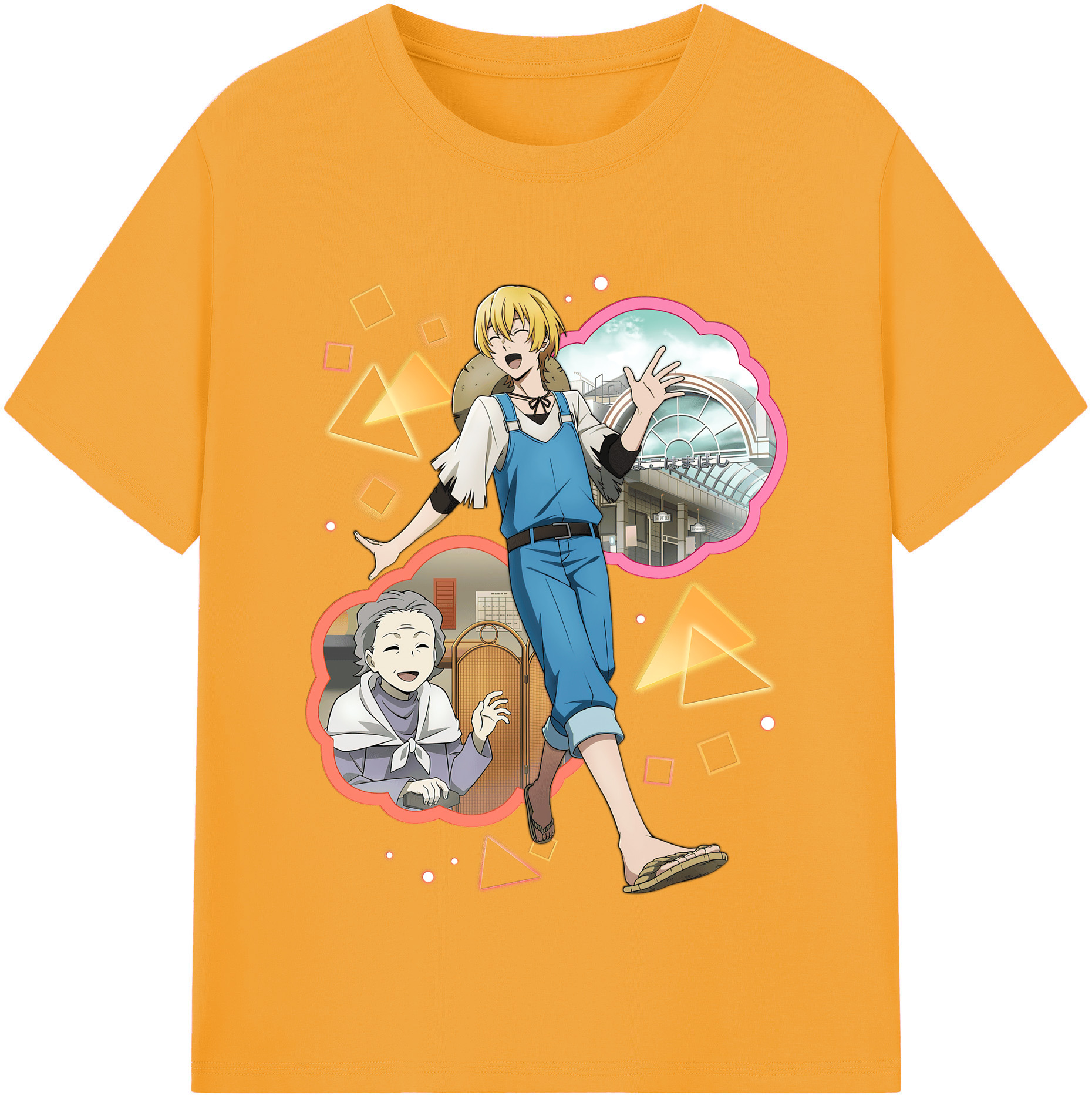 （画像用） 文豪ストレイドッグス Bungo Stray Dogs レディースカジュアルプリントTシャツ（綿100％）