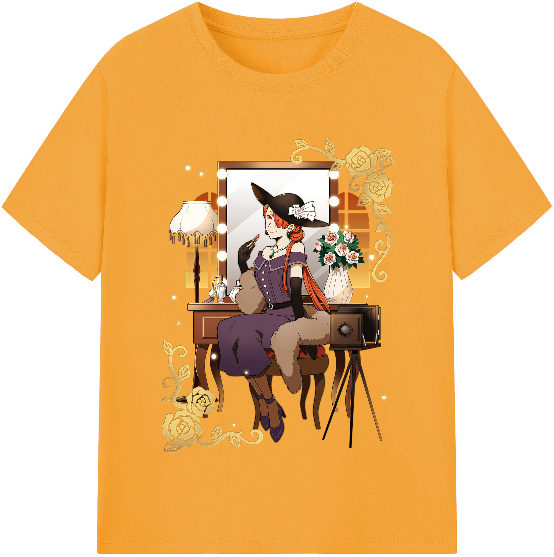 （画像用） 文豪ストレイドッグス Bungo Stray Dogs レディースカジュアルプリントTシャツ（綿100％）