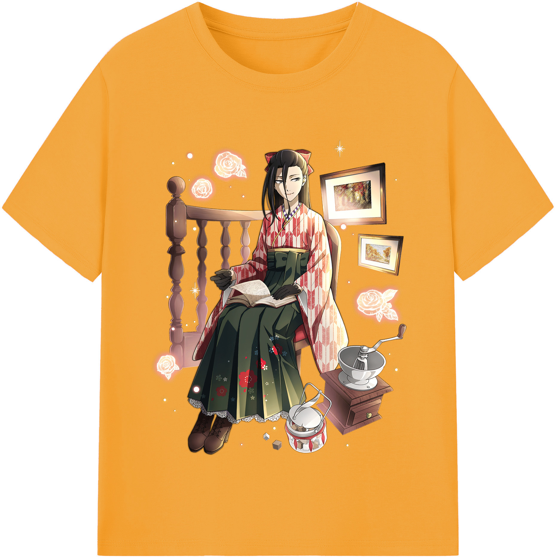 （画像用） 文豪ストレイドッグス Bungo Stray Dogs レディースカジュアルプリントTシャツ（綿100％）