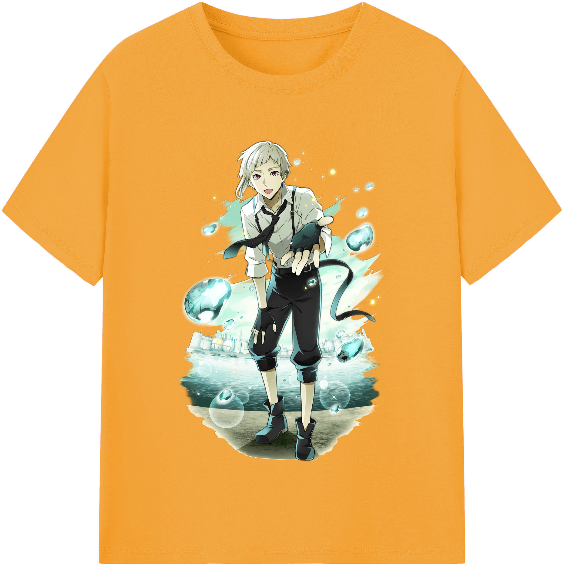 （画像用） 文豪ストレイドッグス Bungo Stray Dogs レディースカジュアルプリントTシャツ（綿100％）