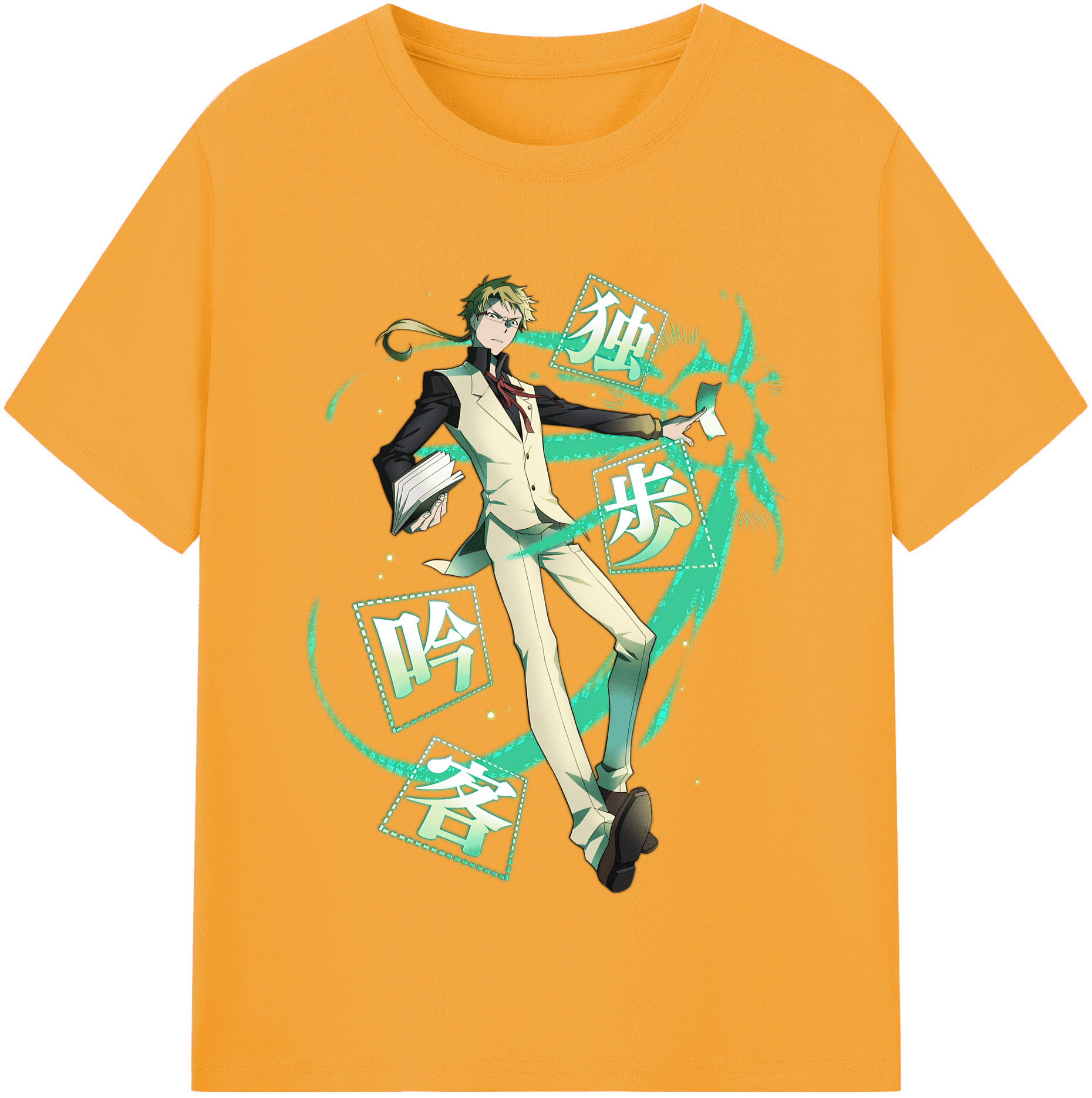 （画像用） 文豪ストレイドッグス Bungo Stray Dogs レディースカジュアルプリントTシャツ（綿100％）