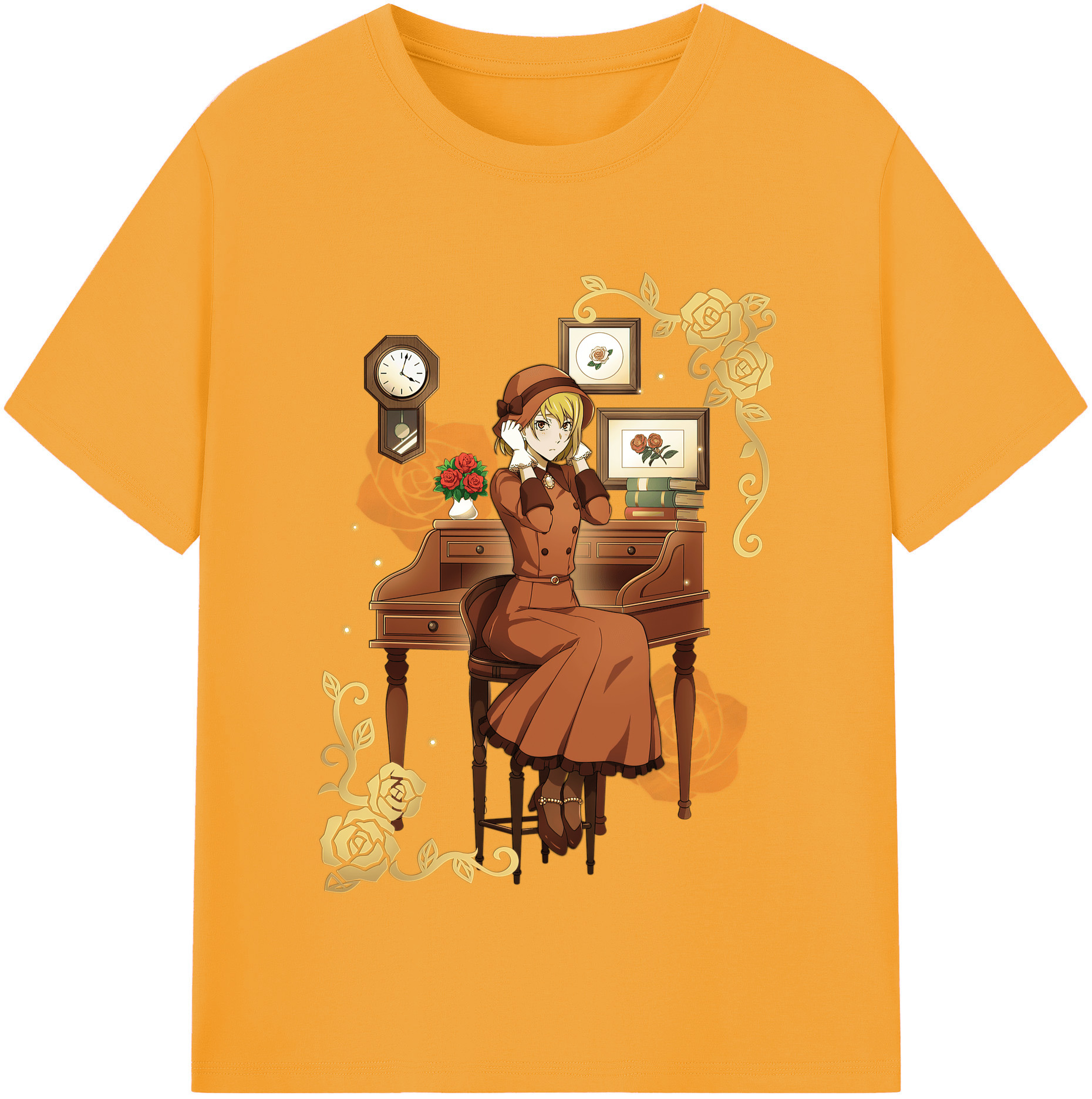 （画像用） 文豪ストレイドッグス Bungo Stray Dogs レディースカジュアルプリントTシャツ（綿100％）